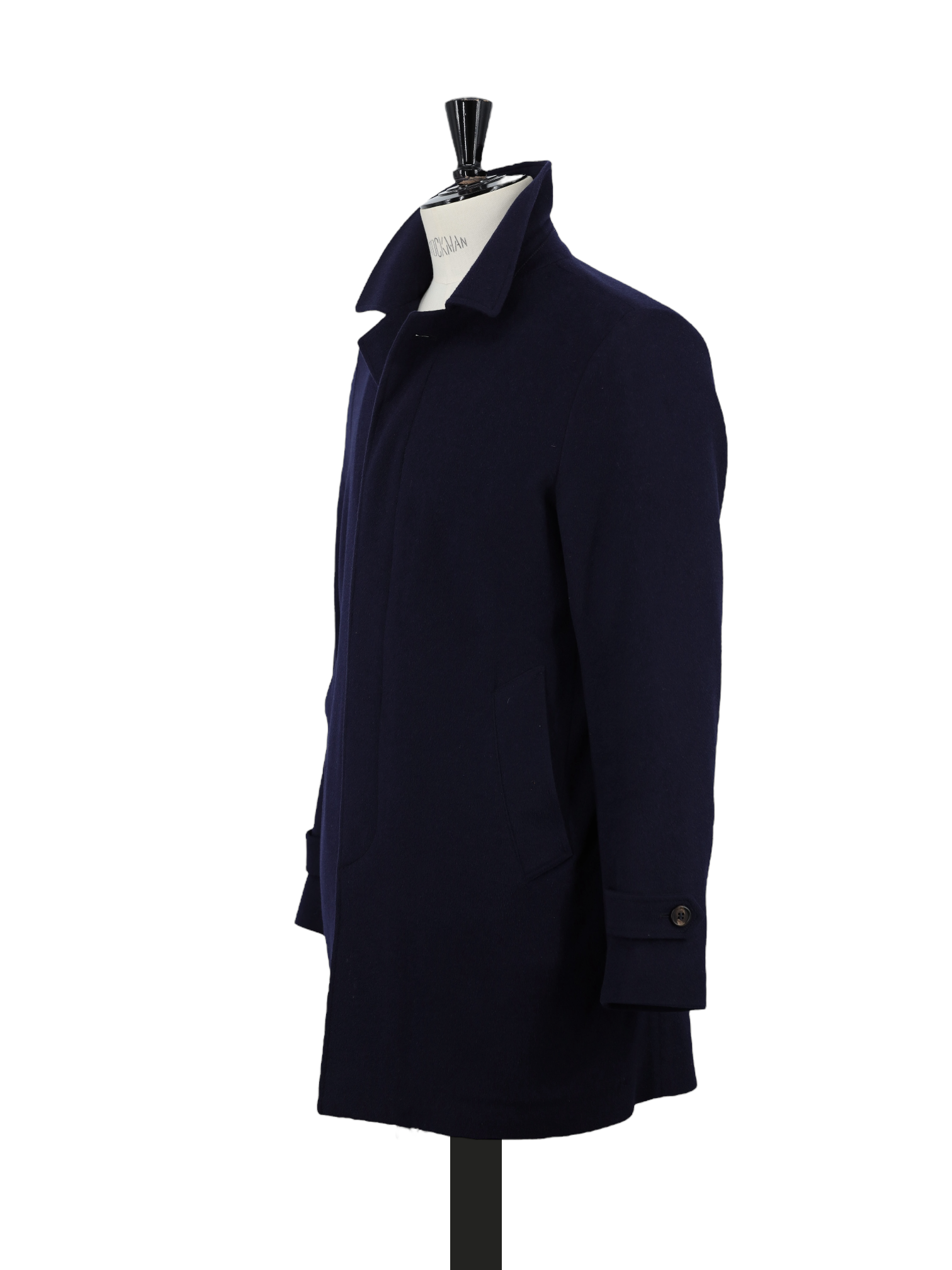 Luigi Borrelli Navy Pure Camel "Royal Collection" Carcoat