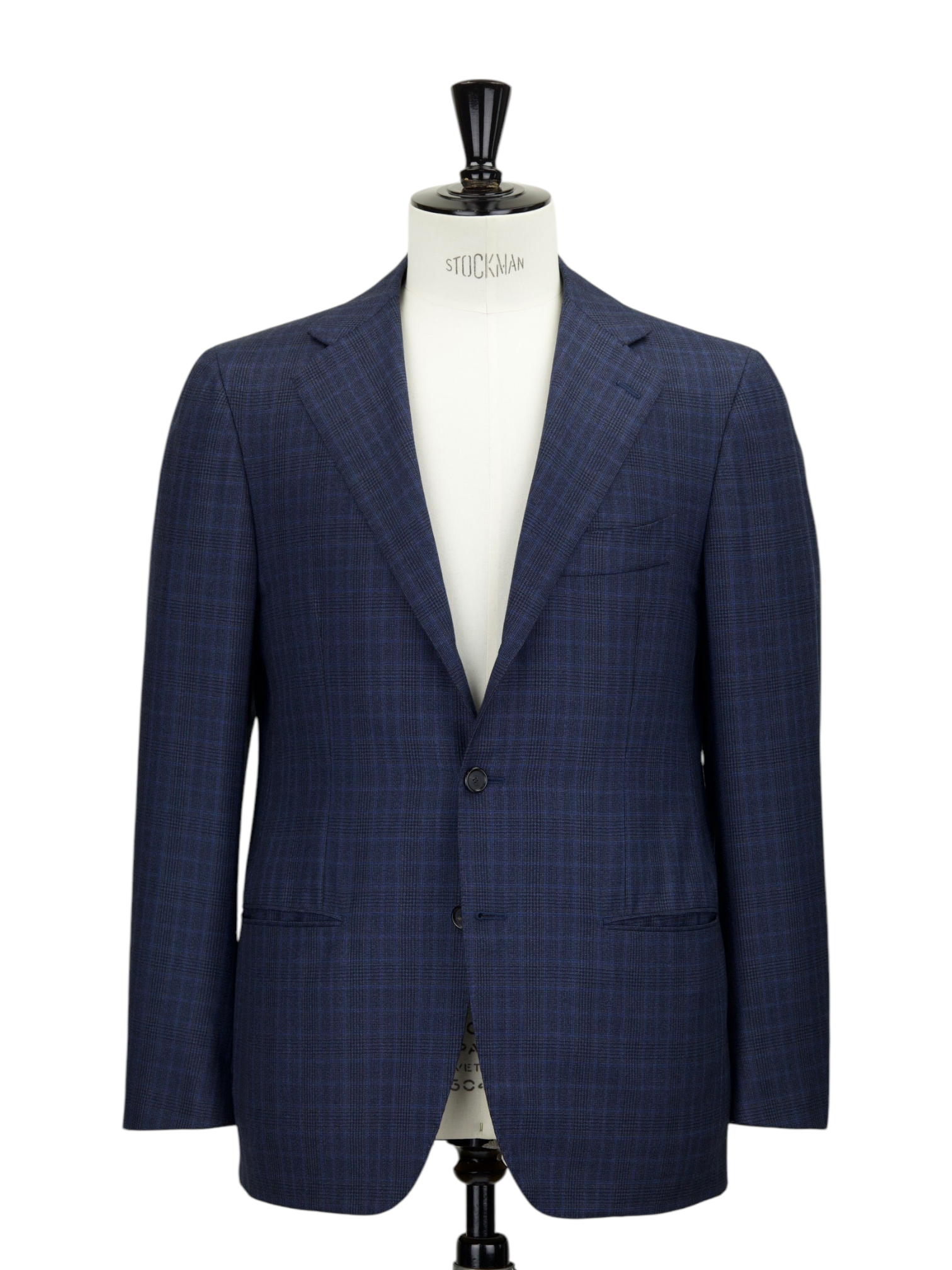 Cesare Attolini Royal Blue Check Jacket