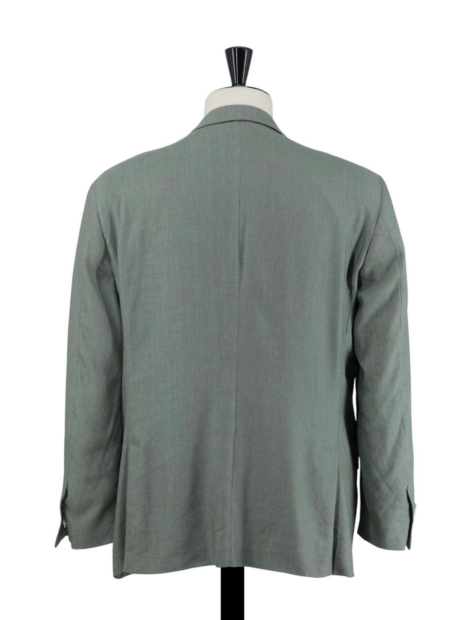 Corneliani Sage Green Linen & Silk Summer Jacket