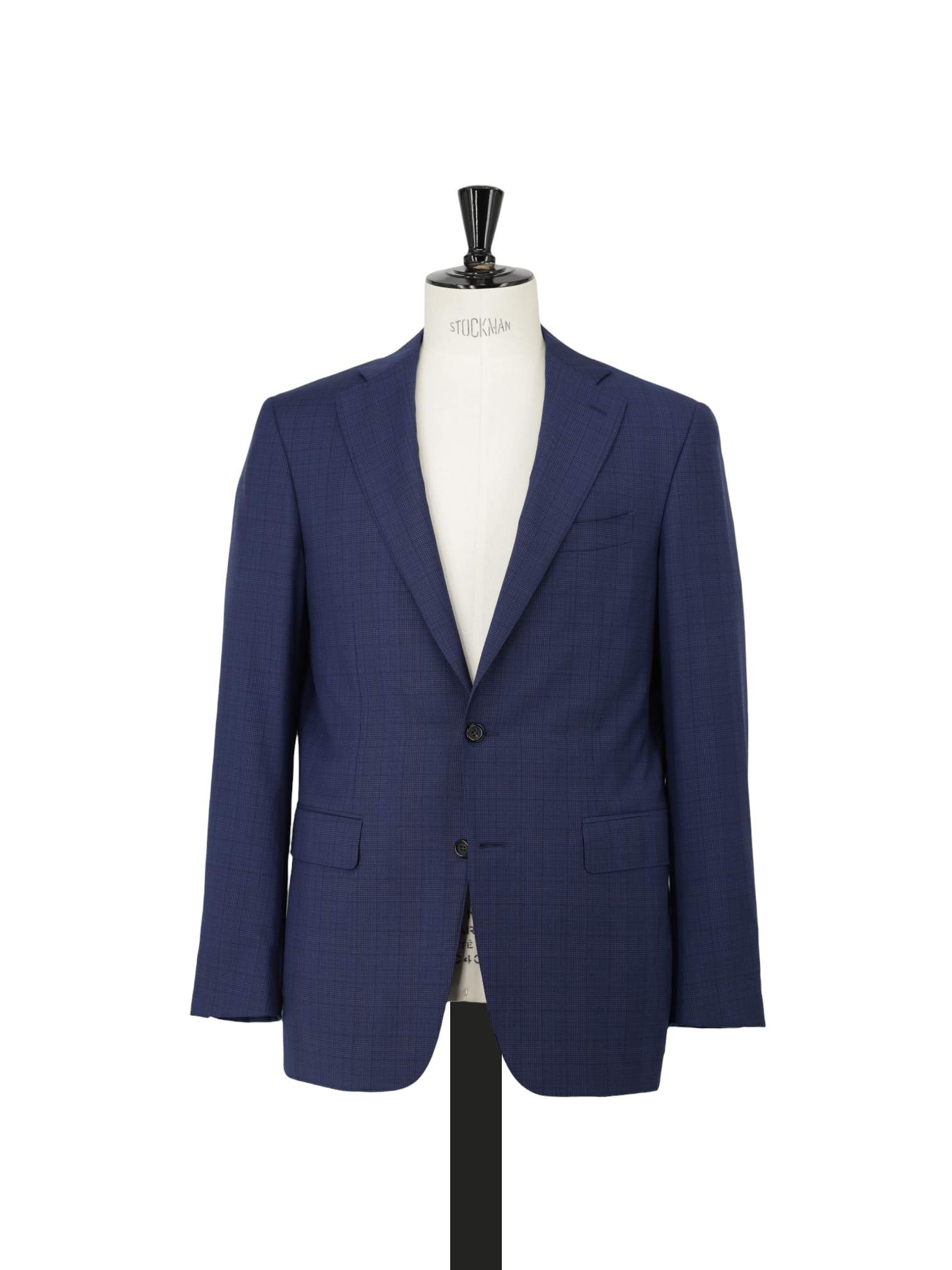 Canali Bright-Blue Super 150's Glenplaid Suit