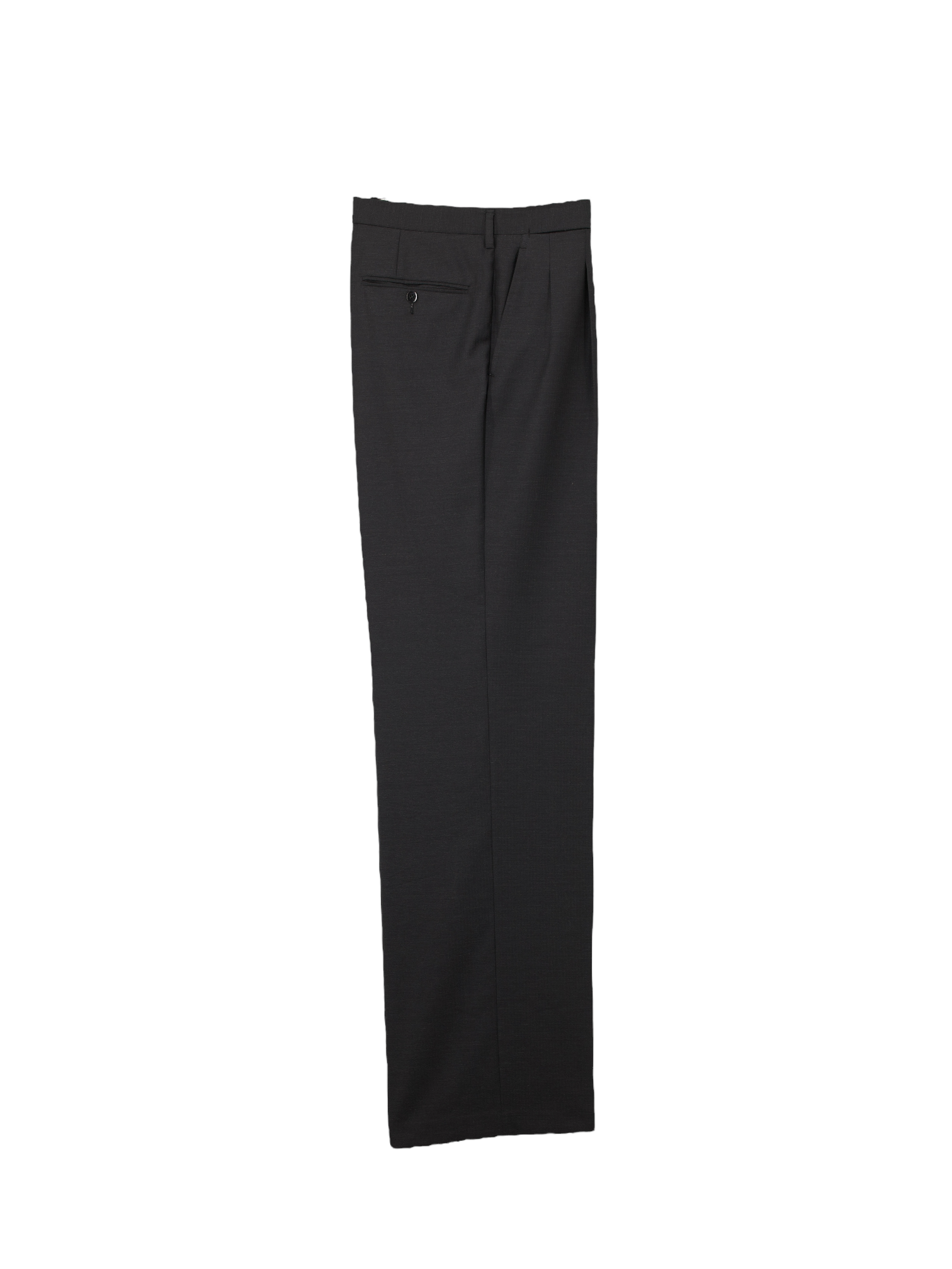 Kiton Vintage Anthracite Fine-Wool Double Breasted Straight Fit Suit