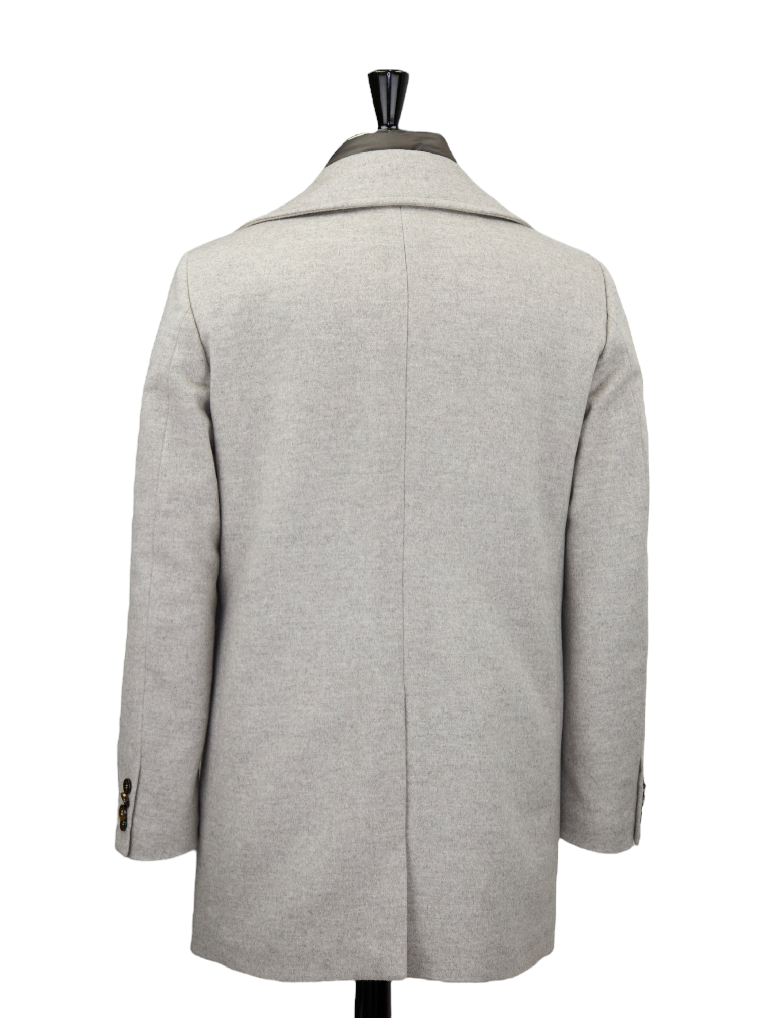 MooRER Stone Grey Wool & Cashmere Winter "Monferrato" Coat