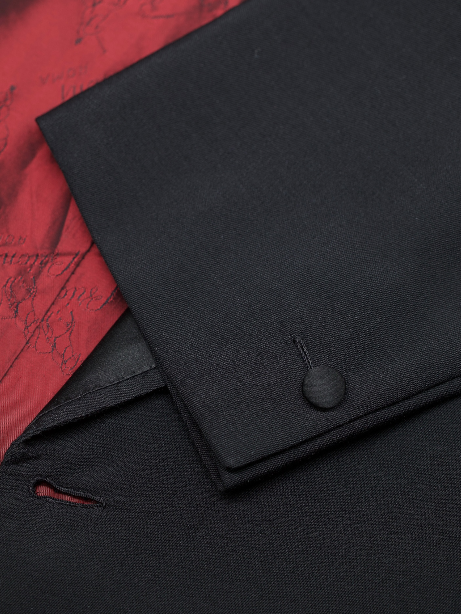 Brioni Black Vintage Shawl-Lapel Barathea Dinner Jacket