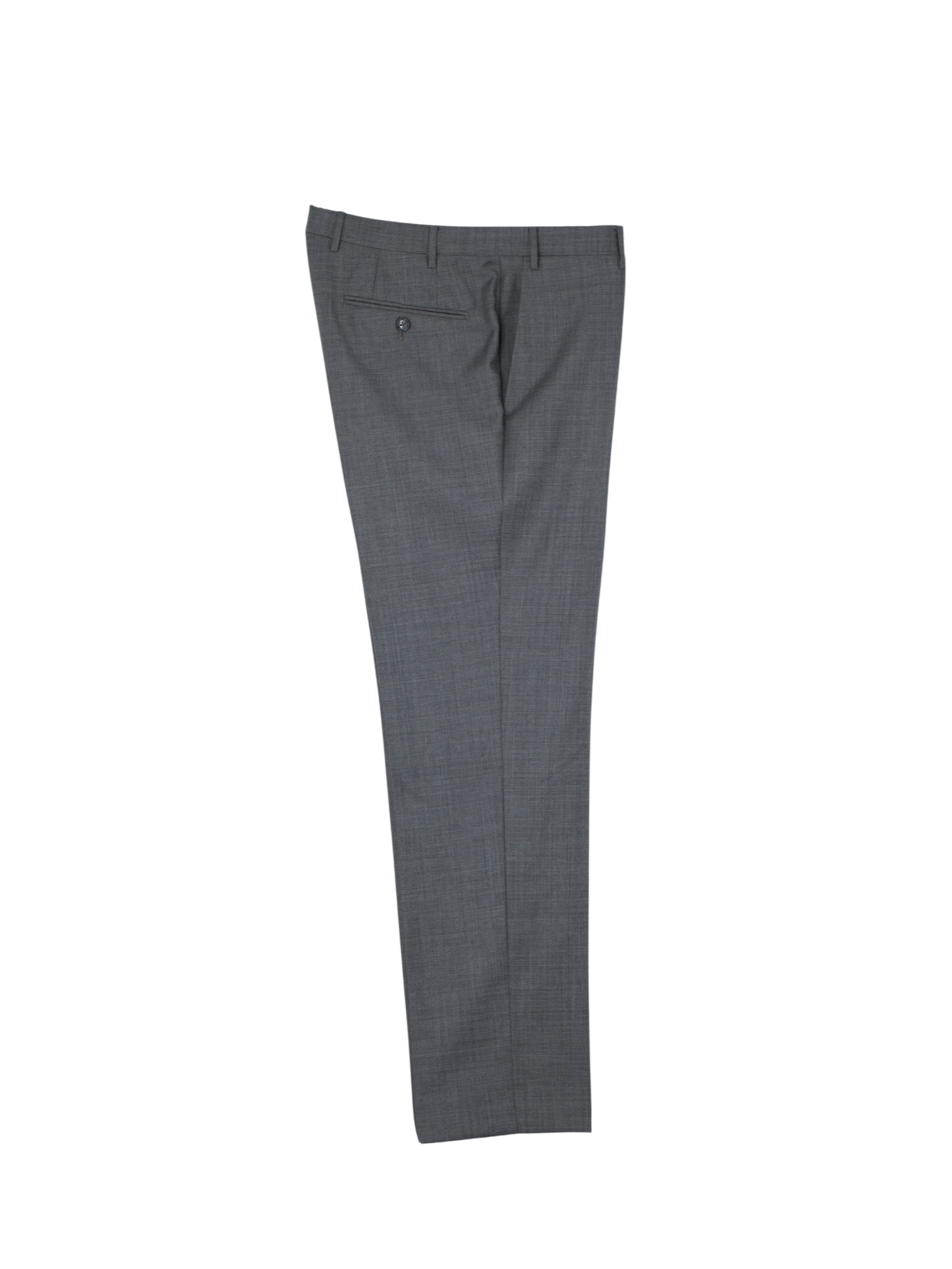 Corneliani Grey Fine-Wool Sharkskin Leader Suit