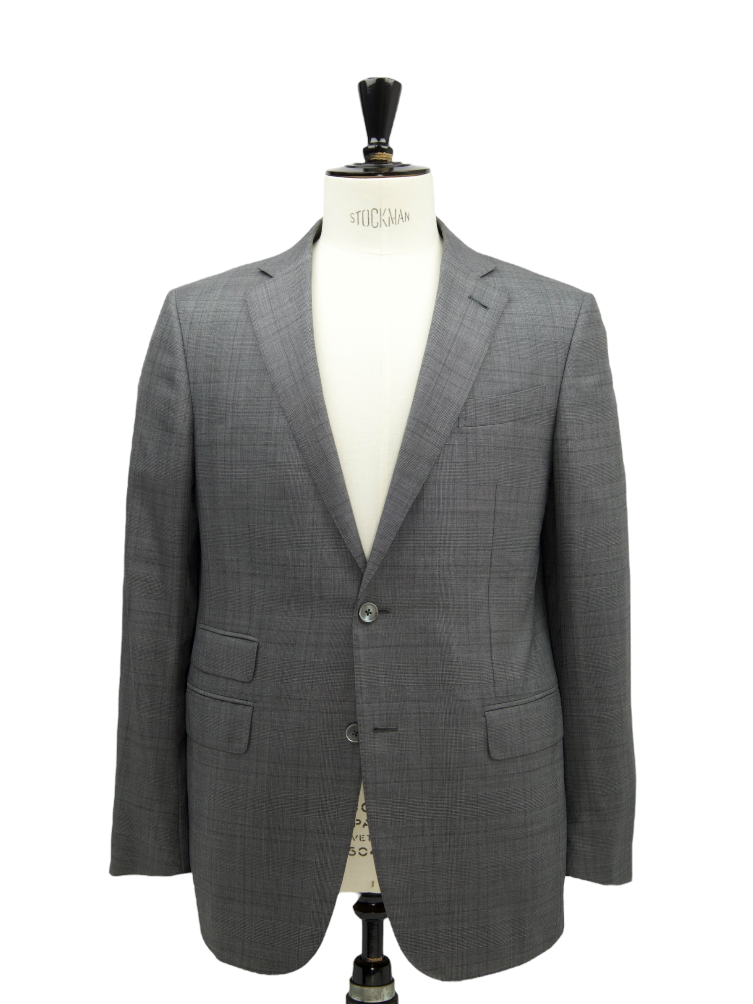 Ermenegildo Zegna Grey 15milmil15 Glenplaid Milano Suit