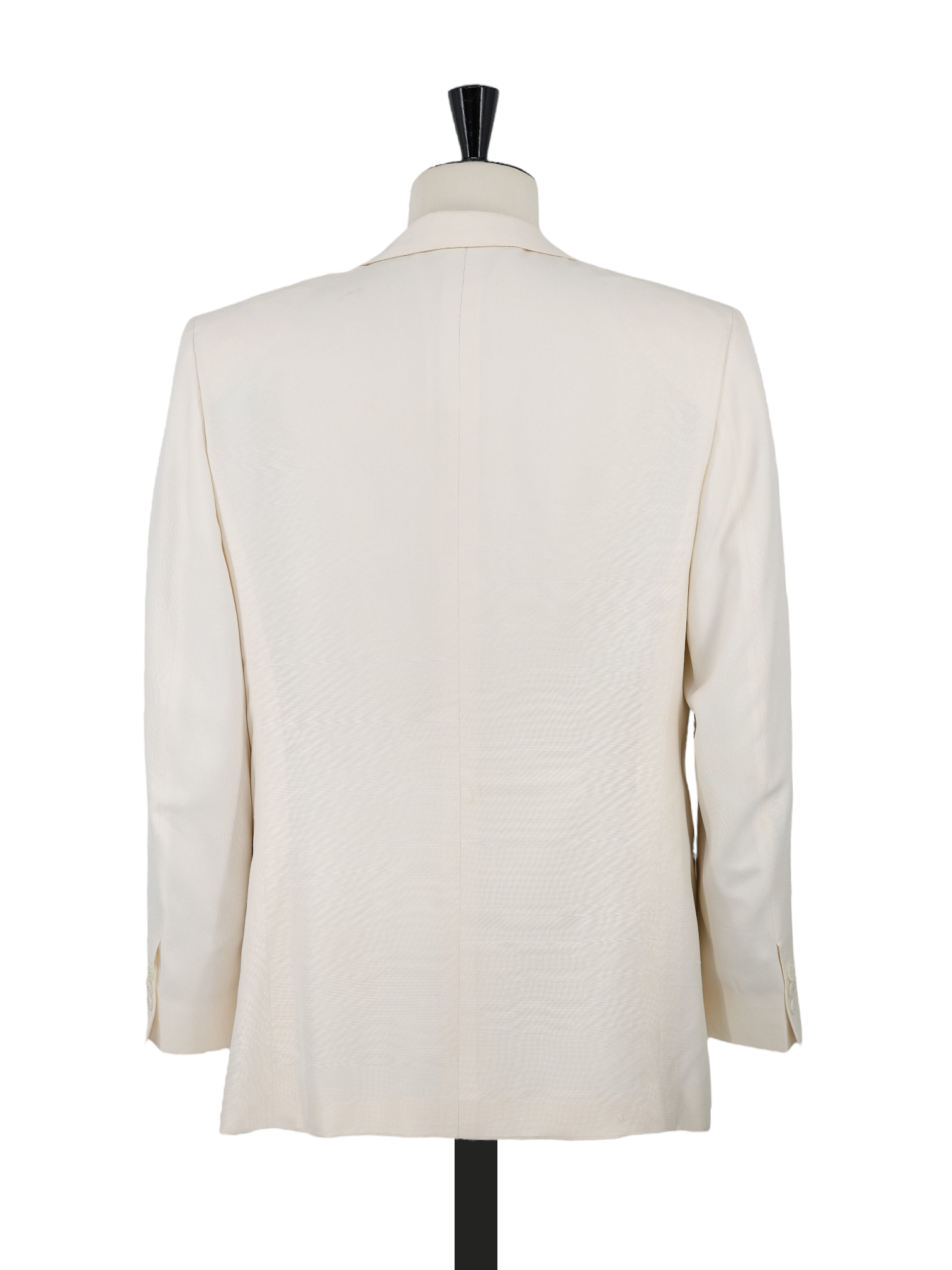 Brioni Offwhite Pure Shantung Silk "Tito" Jacket