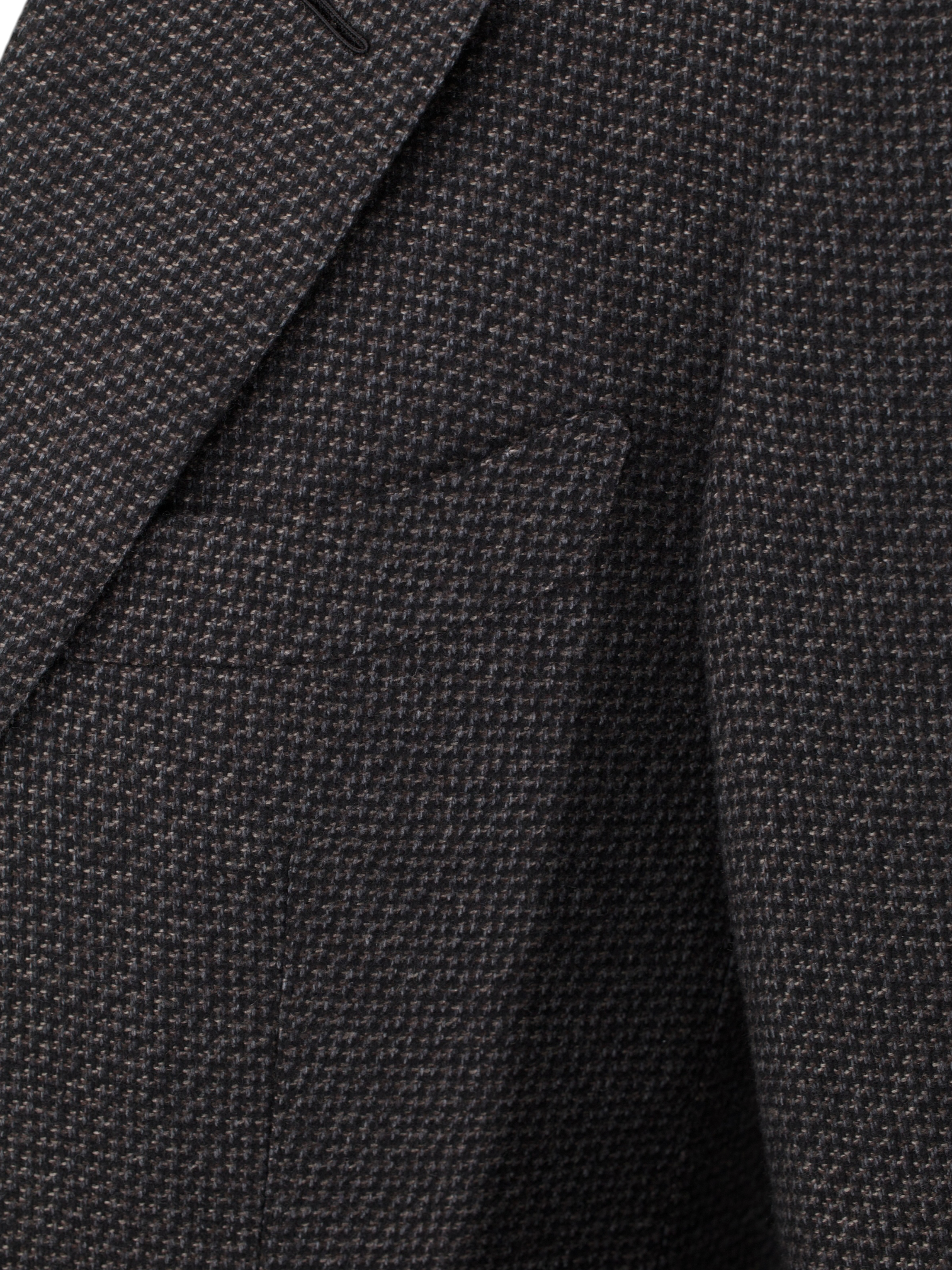 Tom Ford Warm Taupe Silk & Cashmere Micro-Pattern Windsor Jacket