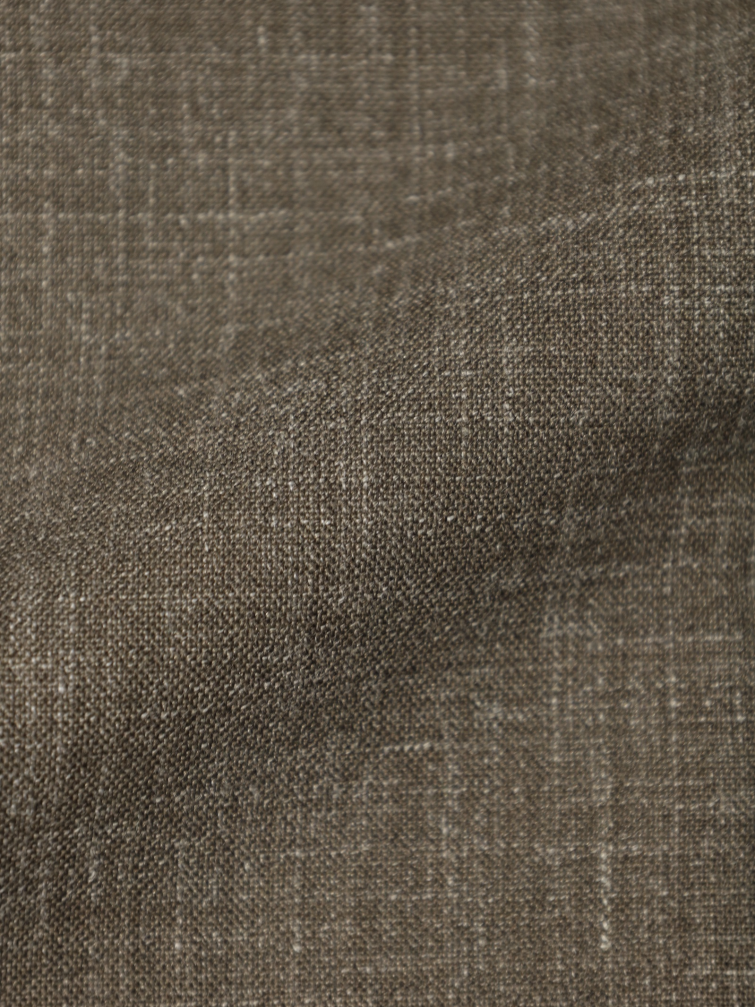 Orazio Luciano Brown Wool, Silk & Linen Melange Jacket