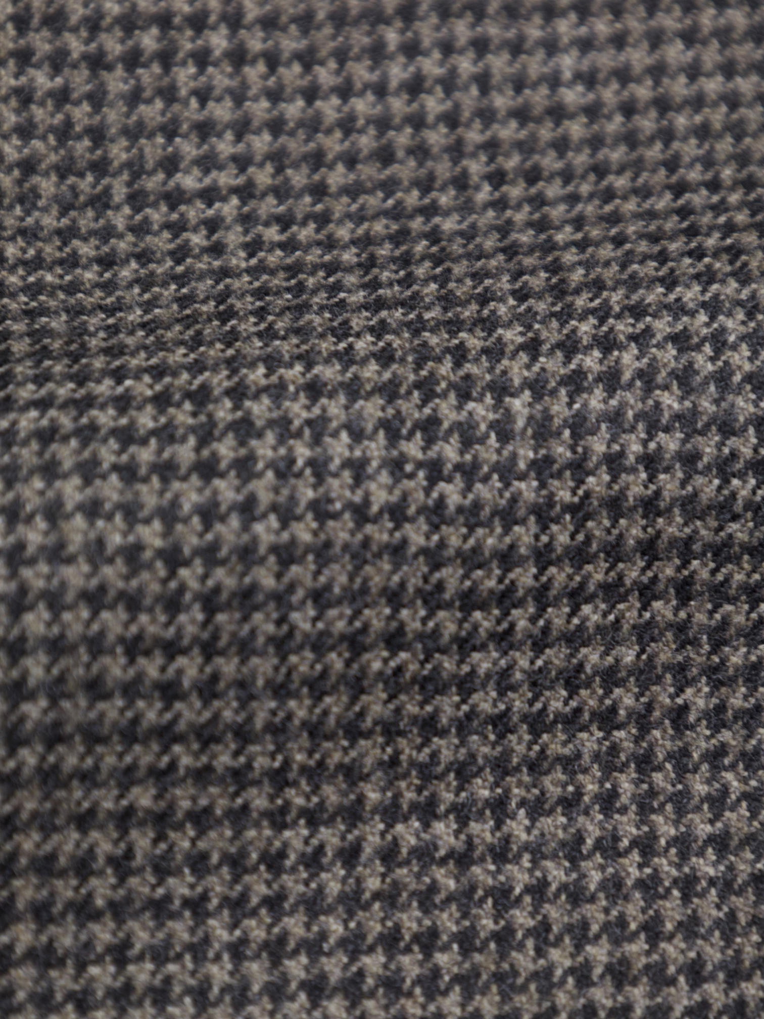 Canali Brown Pied de Poule Worsted Flannel "Kei" Jacket