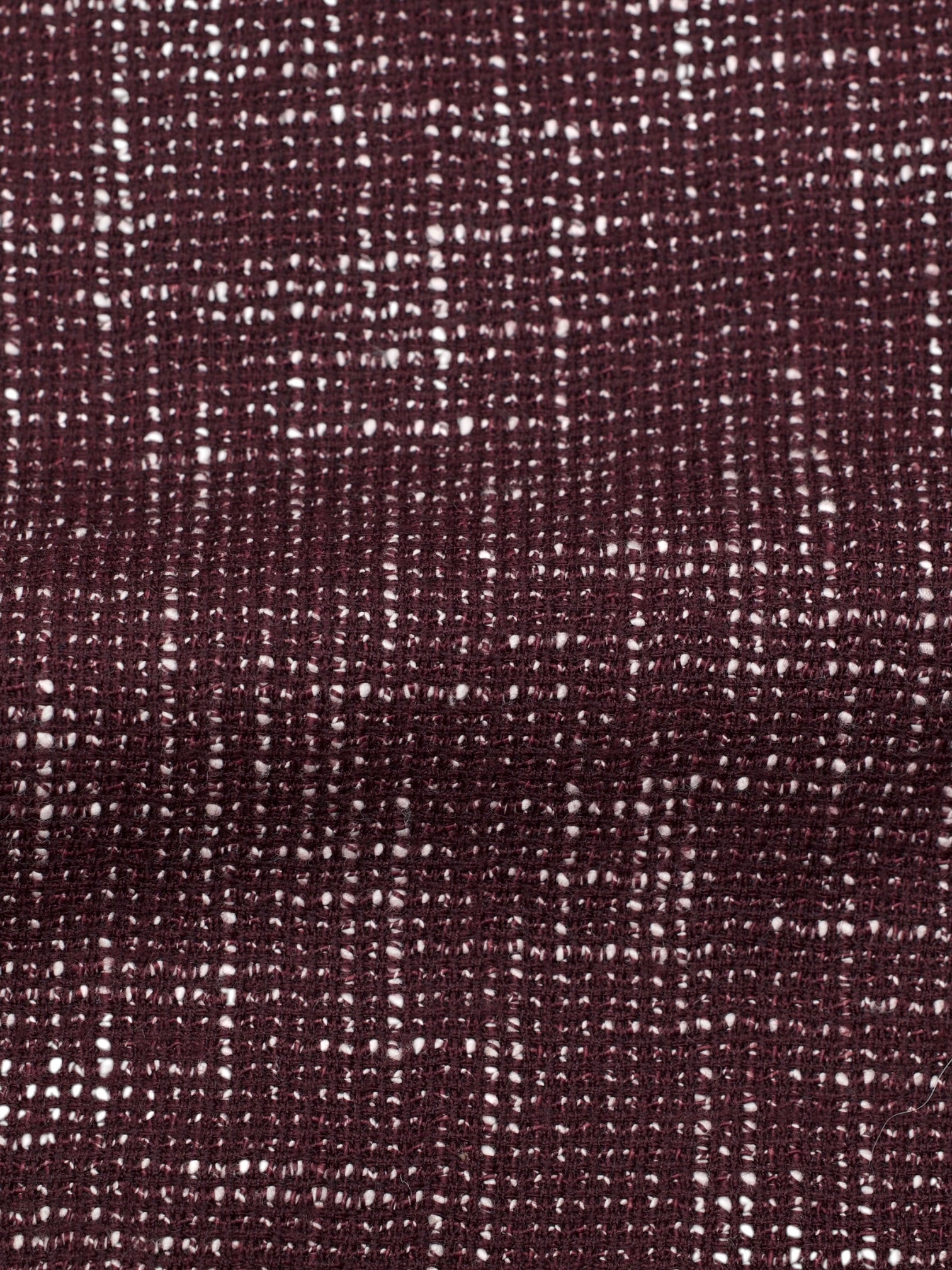 Corneliani Oxblood & White Speckled Wool, Cotton & Stretch "Gate" Jacket