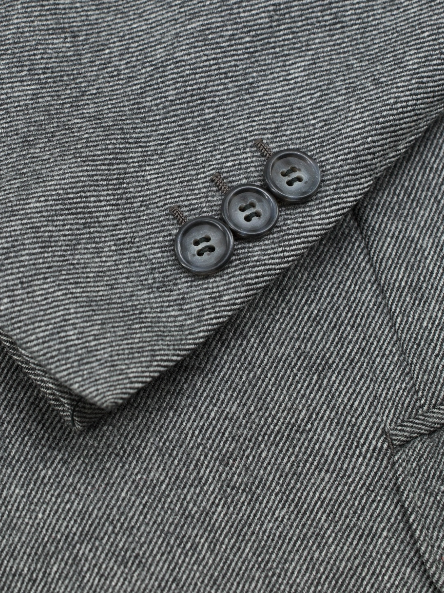 Brioni Grey Cashmere & Silk Twill Colosseo Jacket