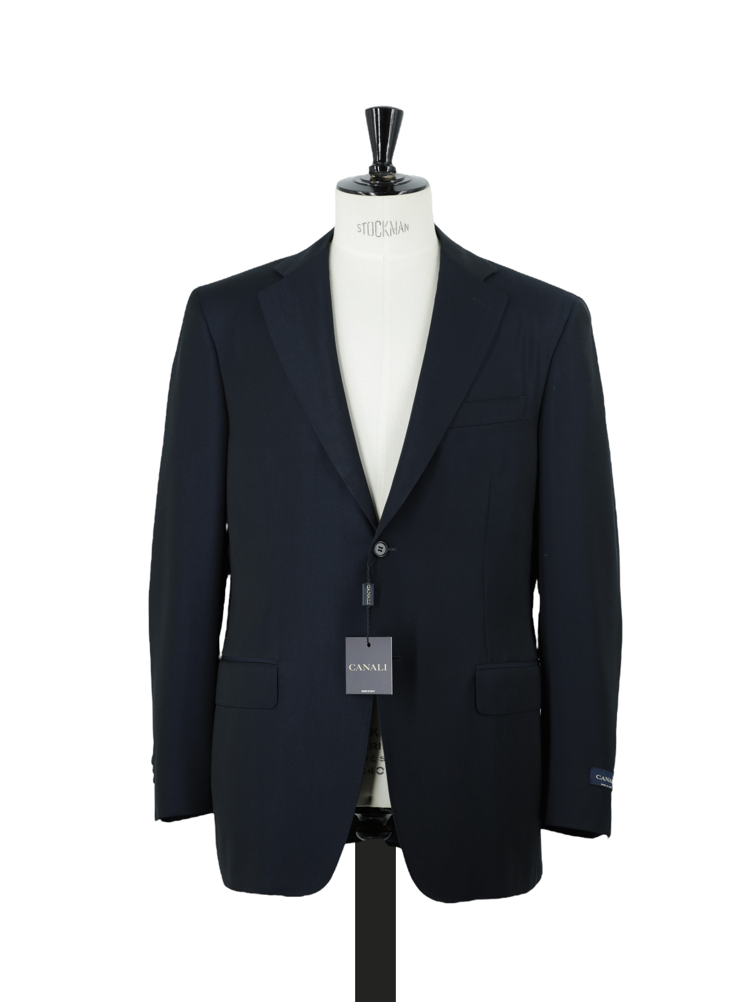 Canali Navy Super 120's Wool Twill Jacket