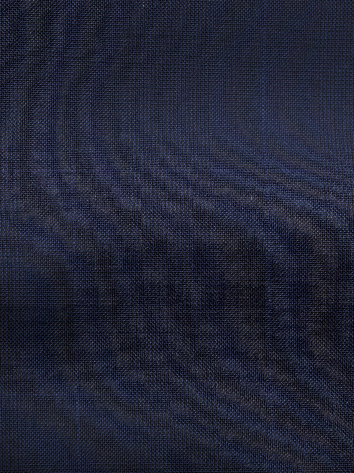 Canali Navy Fine-Wool Shadow-Check Vintage Milanese-Style Suit