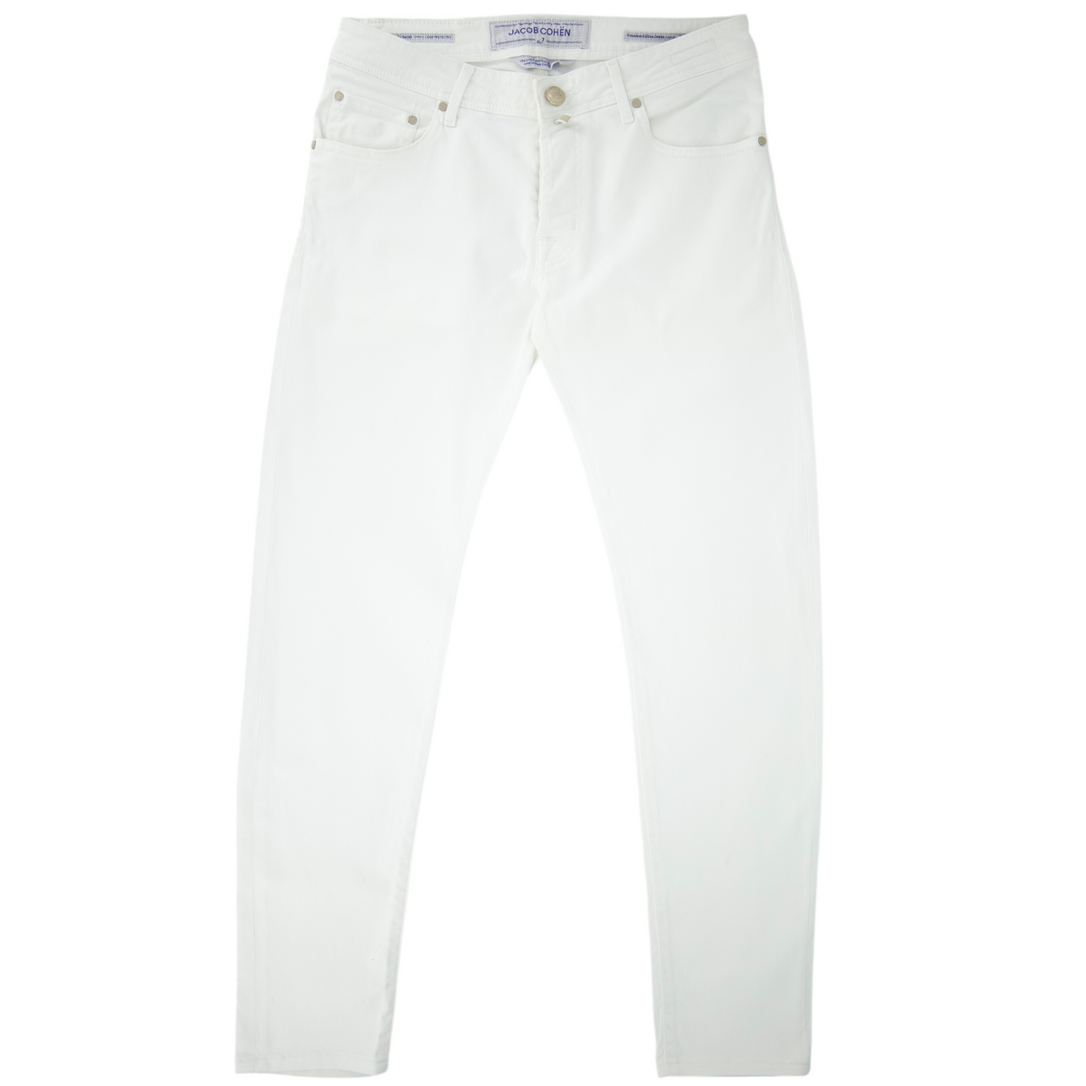 Jacob Cohen White Cotton & Elastane 622 Nick Jeans