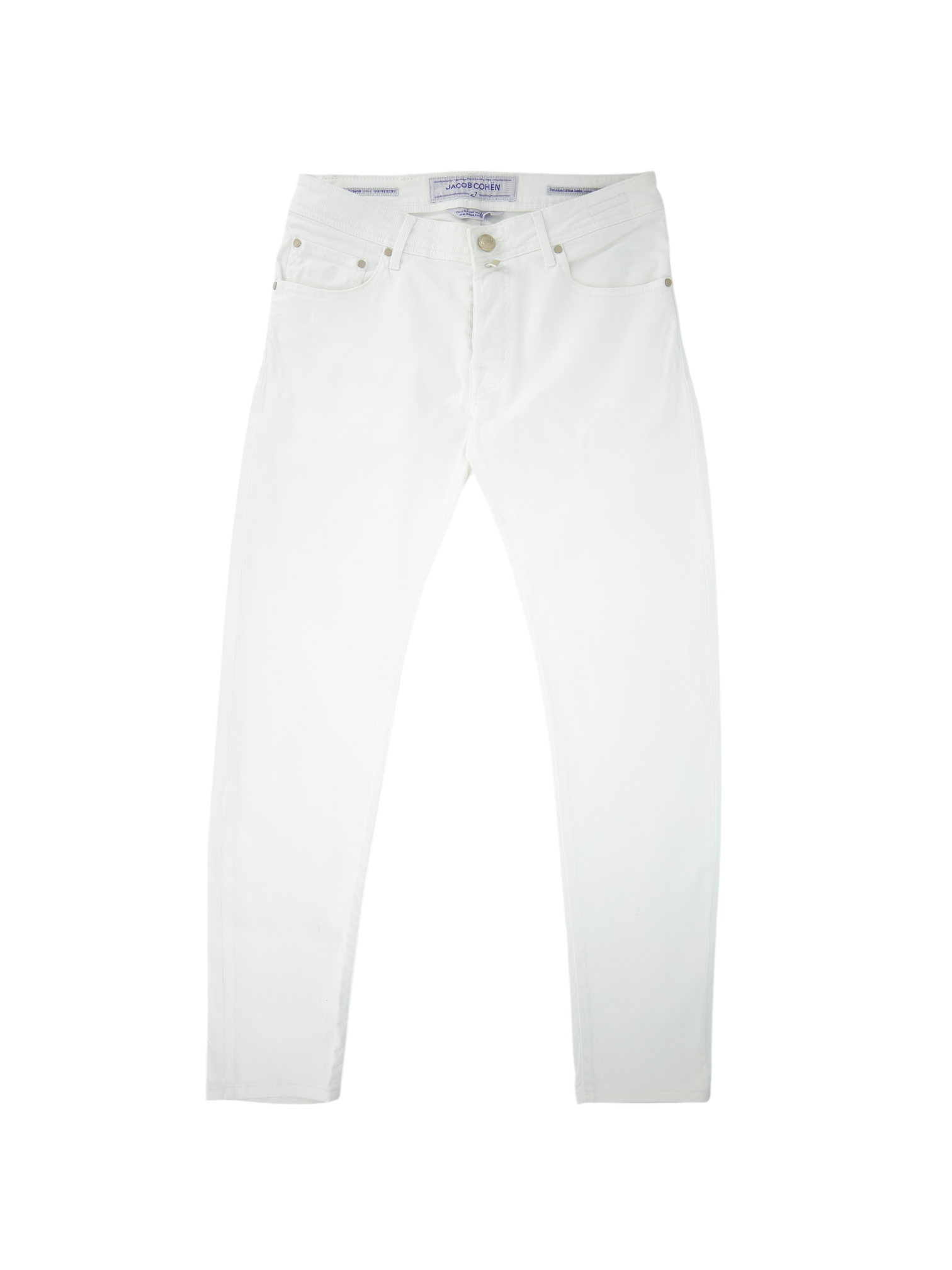 Jacob Cohen White Cotton & Elastane 622 Nick Jeans
