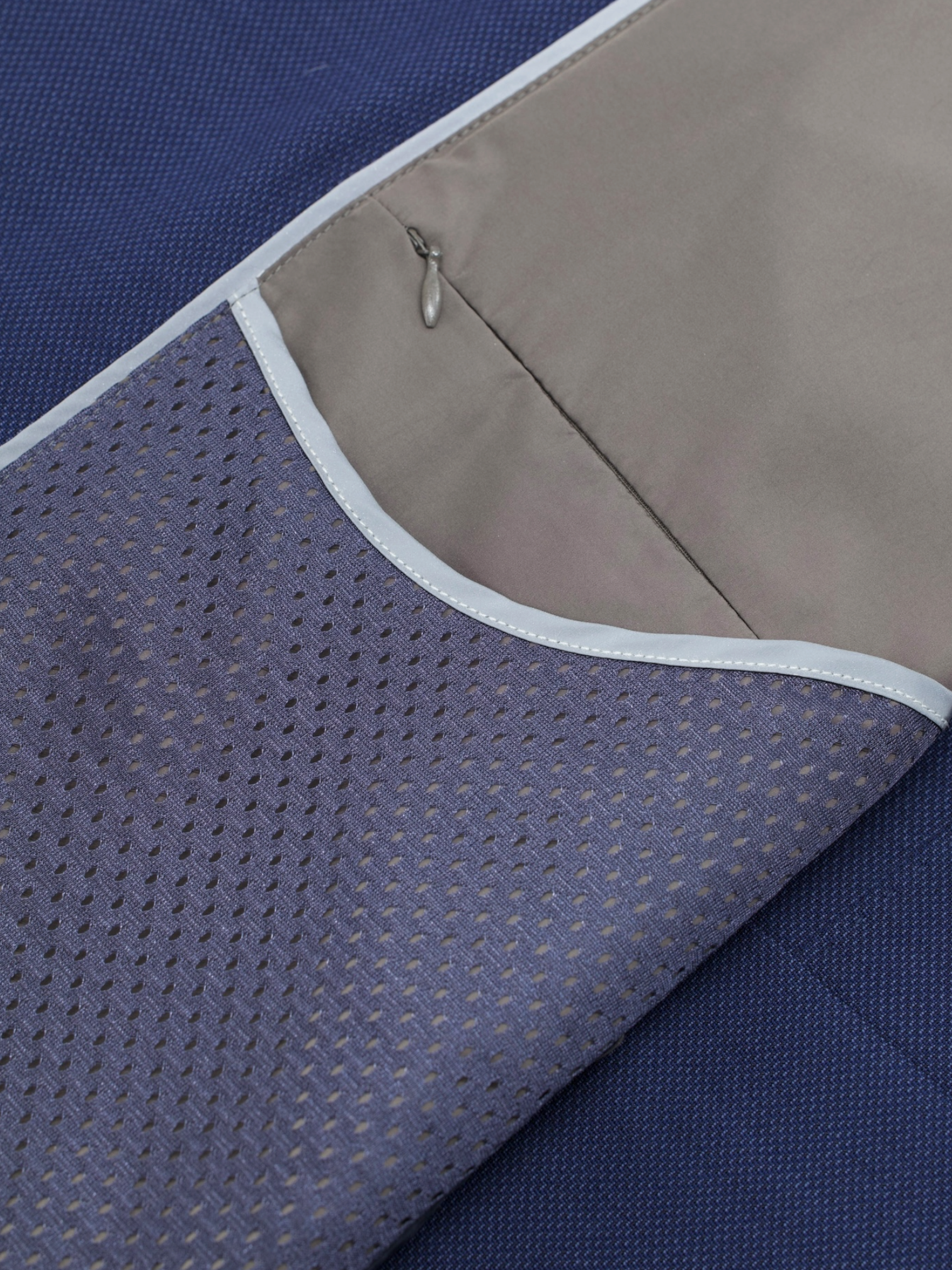 Corneliani Blue "Traveltech" Wool-Blend Pinpoint Jacket