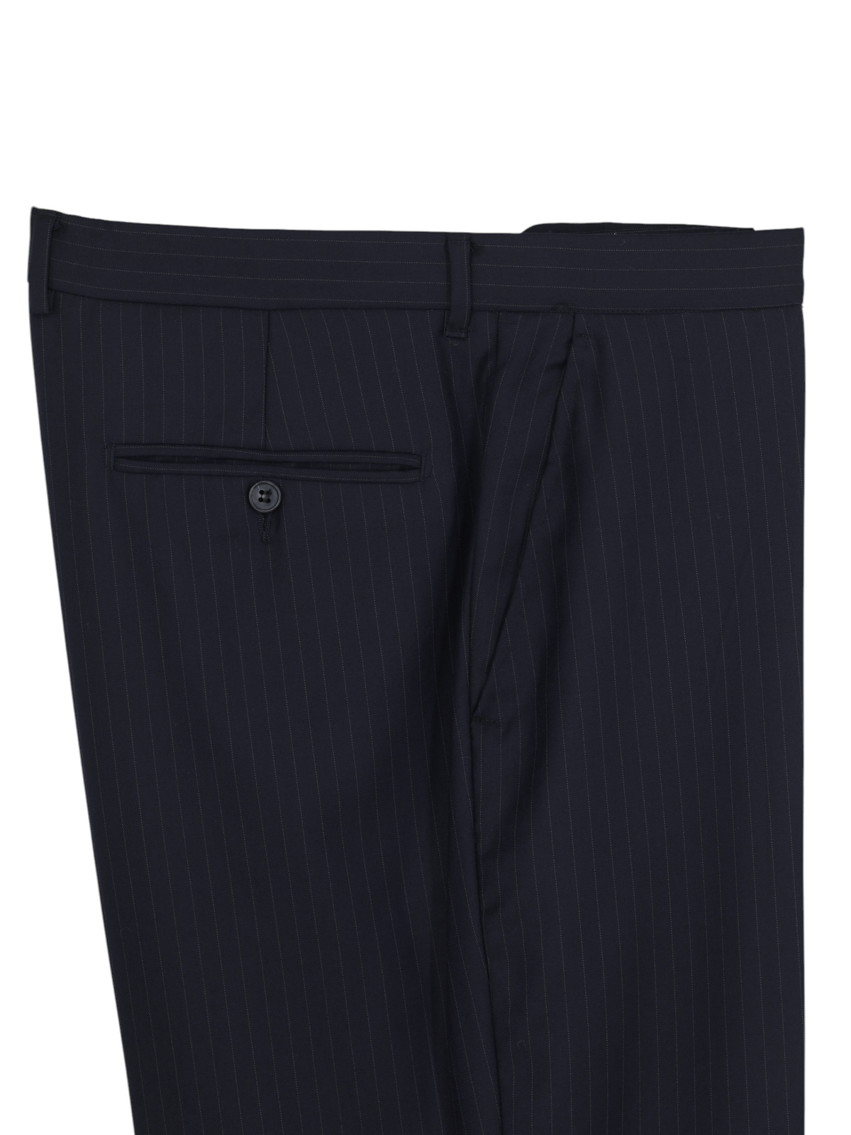 Ermenengildo Zegna Navy Vintage 3-Piece Super 100's Pinstripe Suit