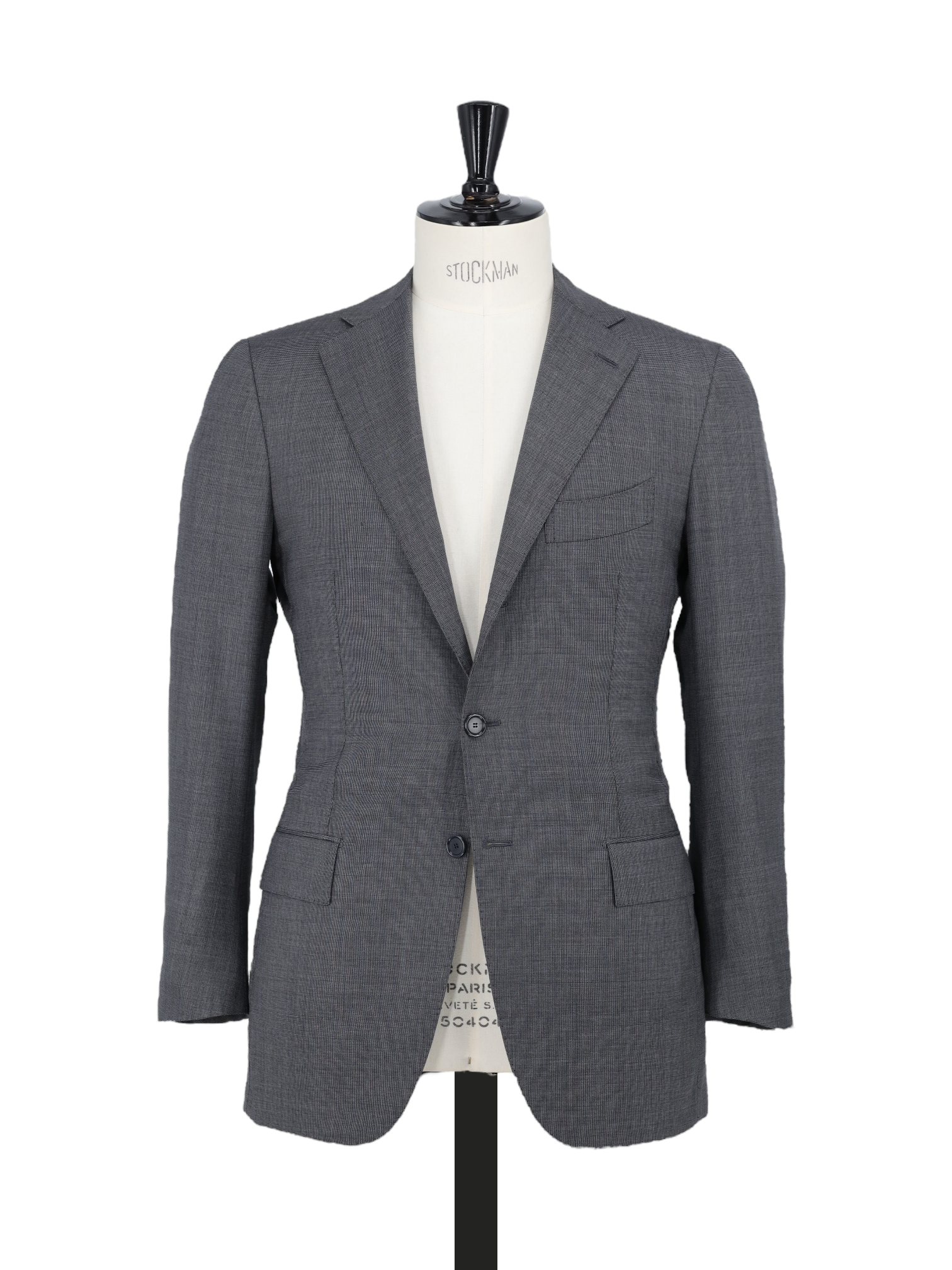 Cesare Attolini Grey Super 160's Micro-Pattern Suit
