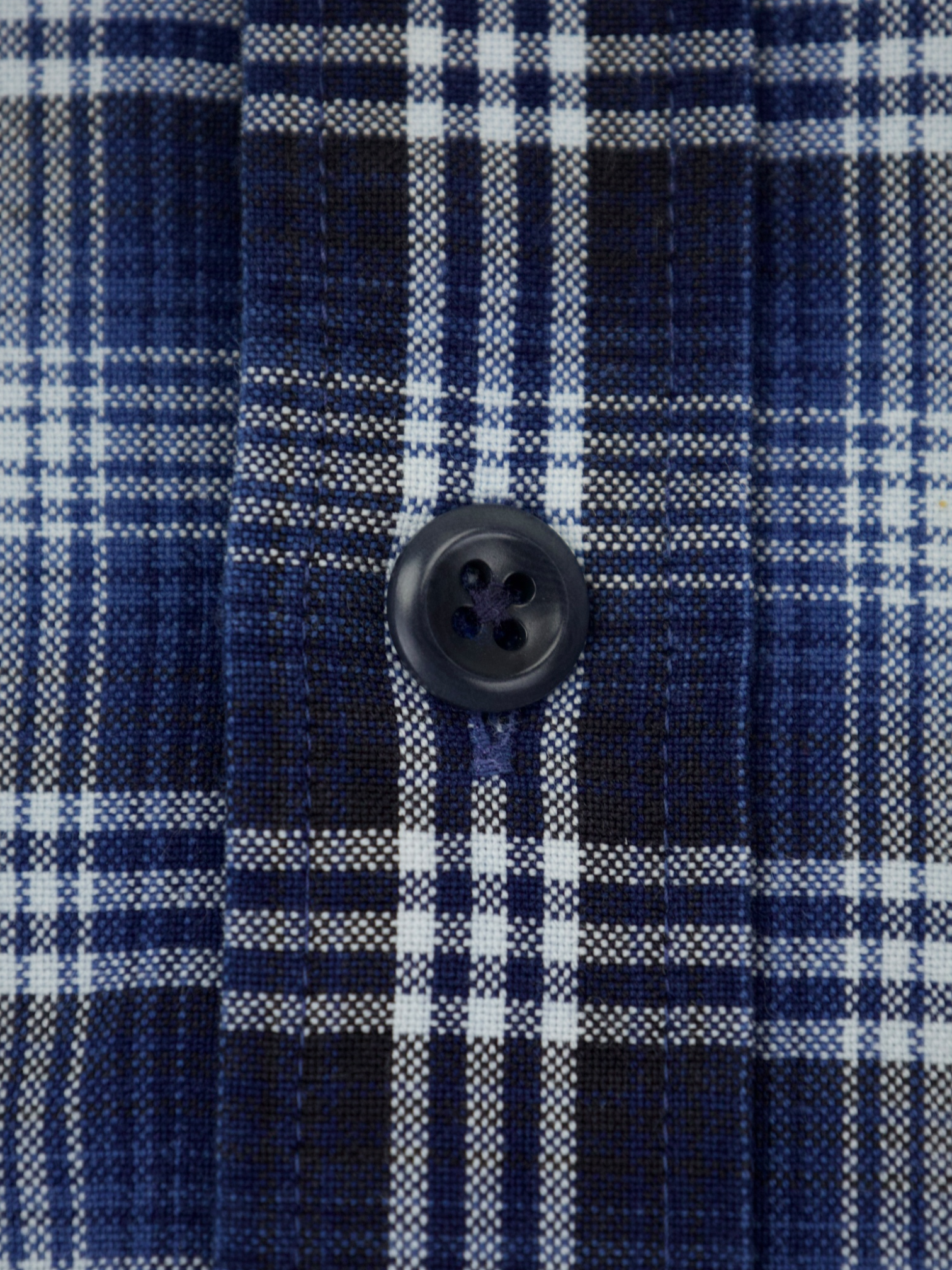 Tom Ford Blue Cotton Tartan-Check Overshirt