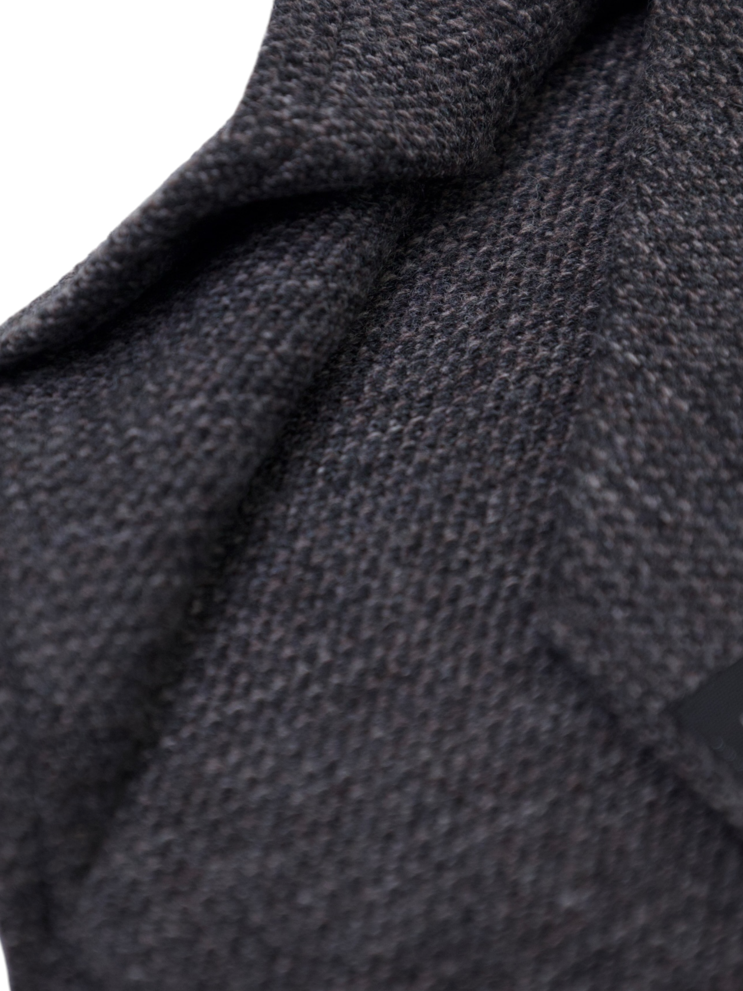 Kiton Grey 7-Fold Wool, Cashmere & Silk "Gianni Agnelli" Tie