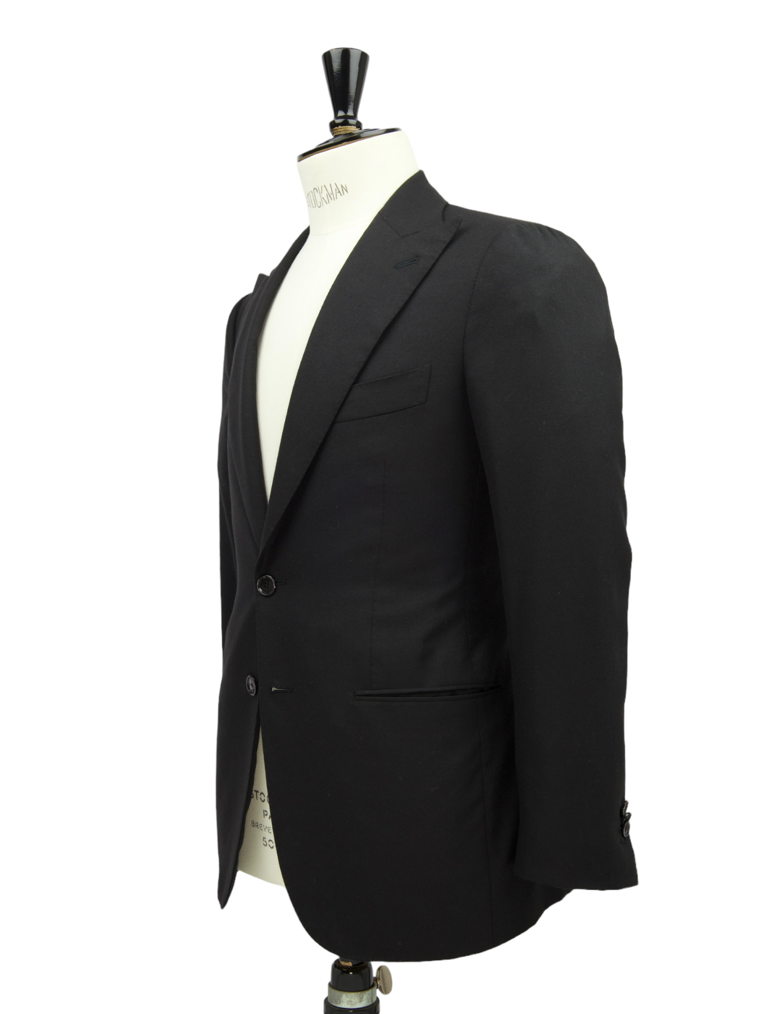 Cesare Attolini Black Cashmere Twill Jacket