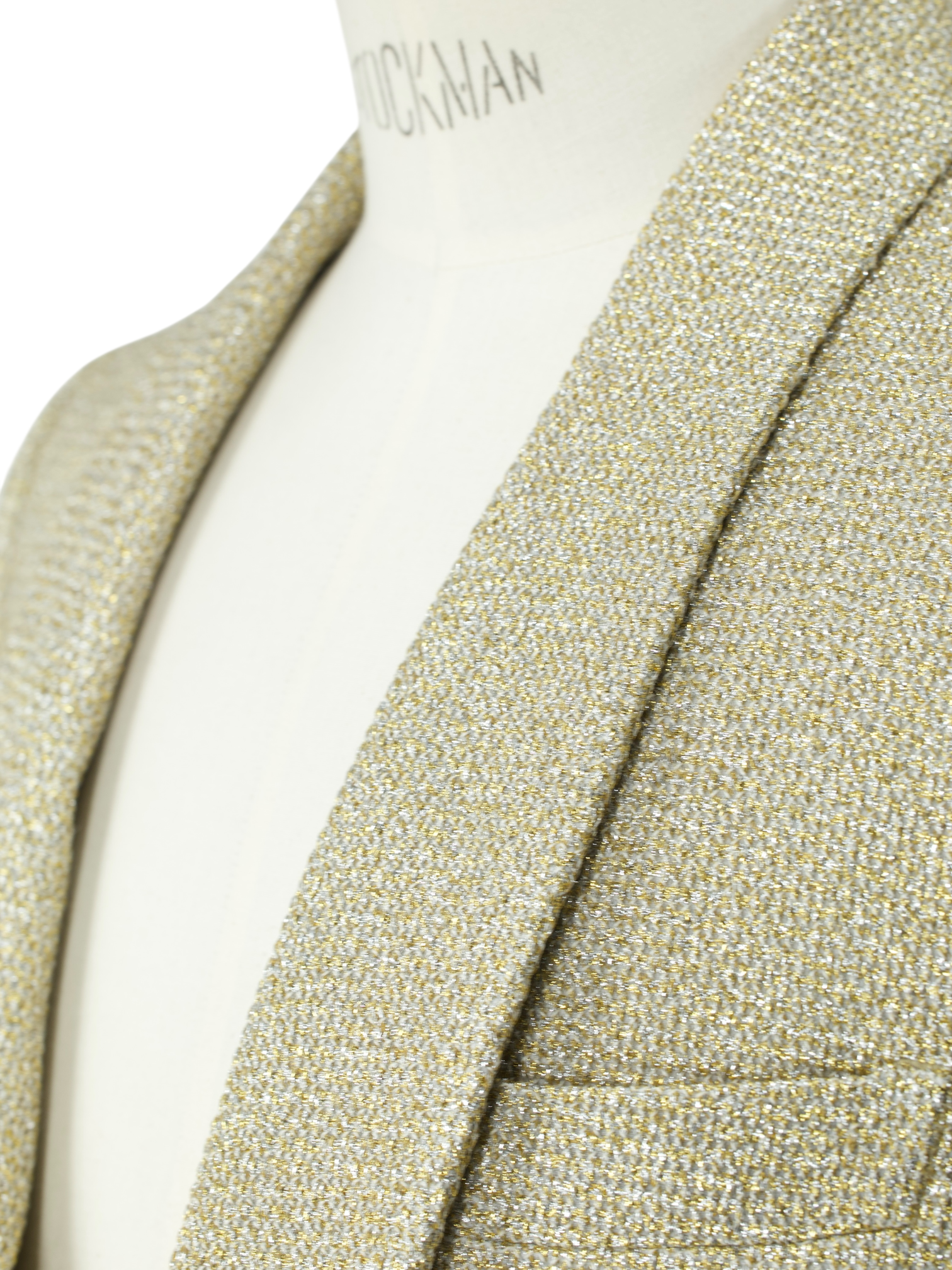 Lardini Metallic Gold & Silver Lurex-Yarn Gala Jacket