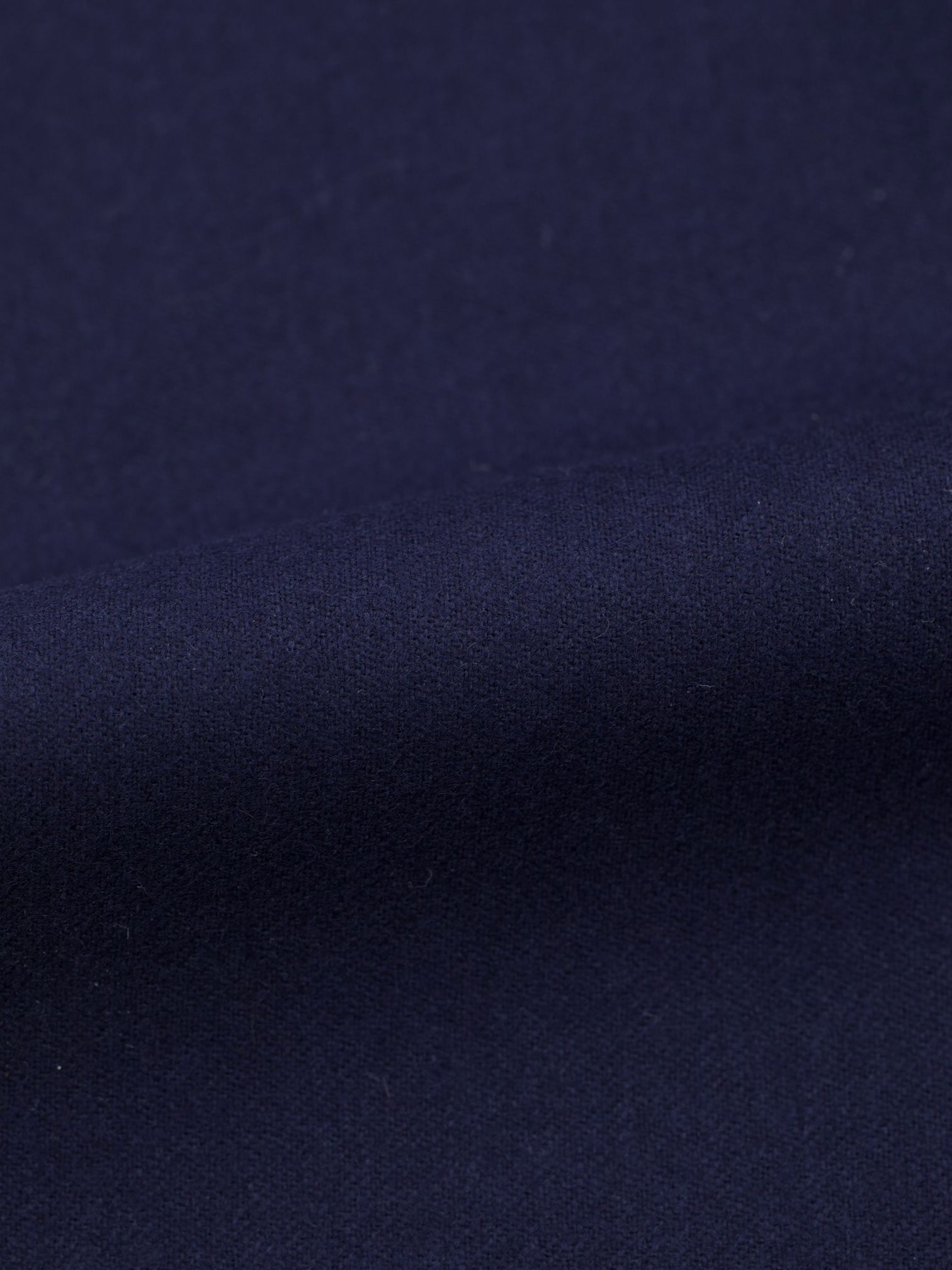 Kiton Dark Blue Heavyweight Brushed-Wool Sartorial Trousers