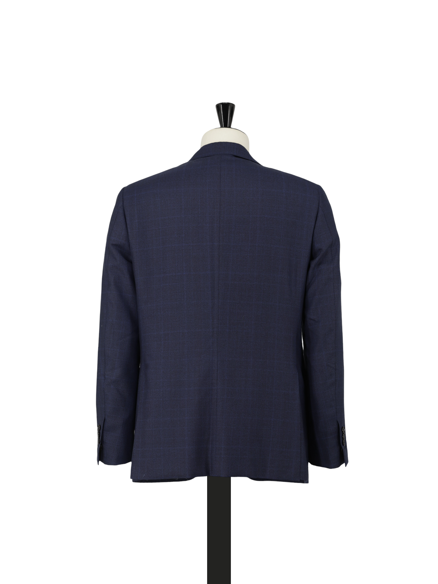 Canali Navy & Royal Blue Super 160's Shadow-Check Suit