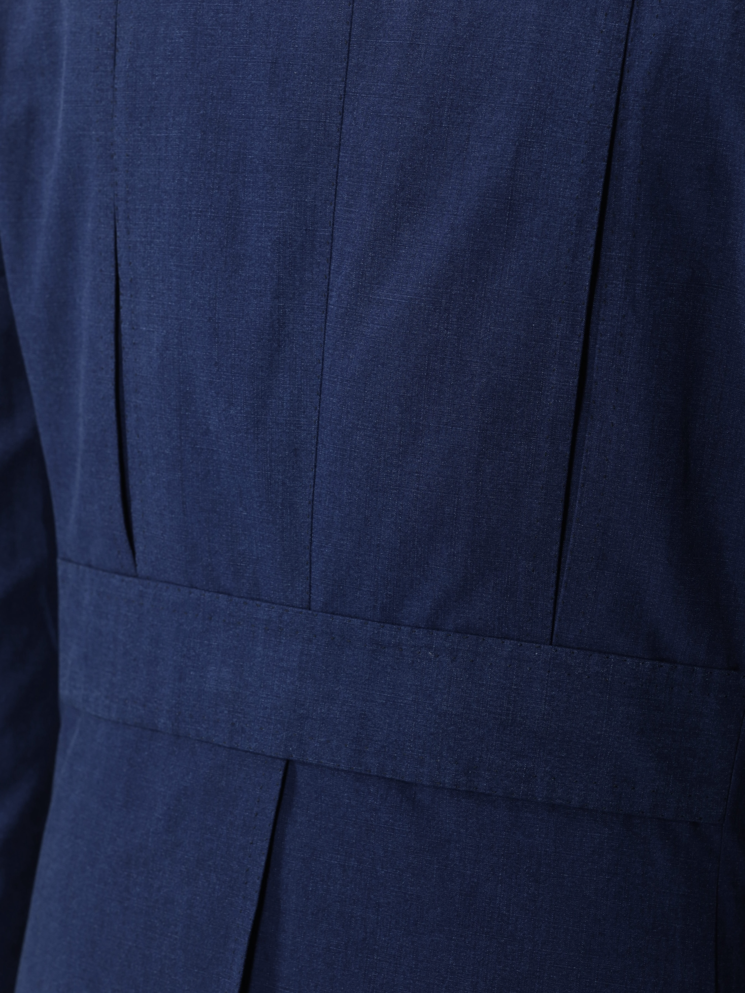 Cesare Attolini Neapolitan Blue Cotton Sahariana Summer Jacket