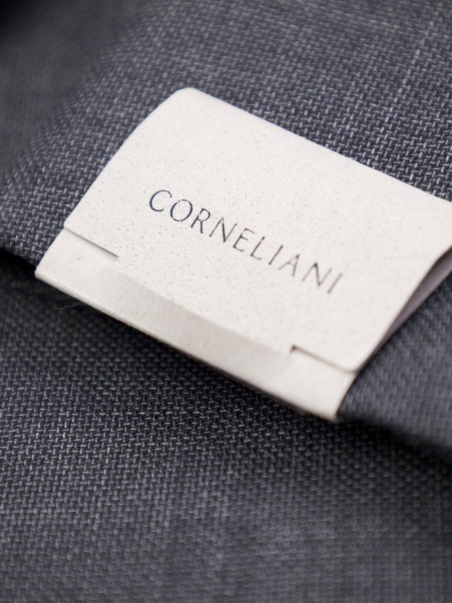 Corneliani Grey Super 120's Micro-Pattern Suit