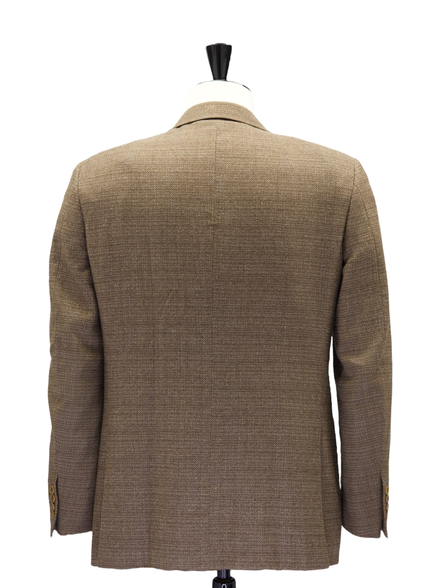 Canali Brown Wool Micro-Structure Jacket