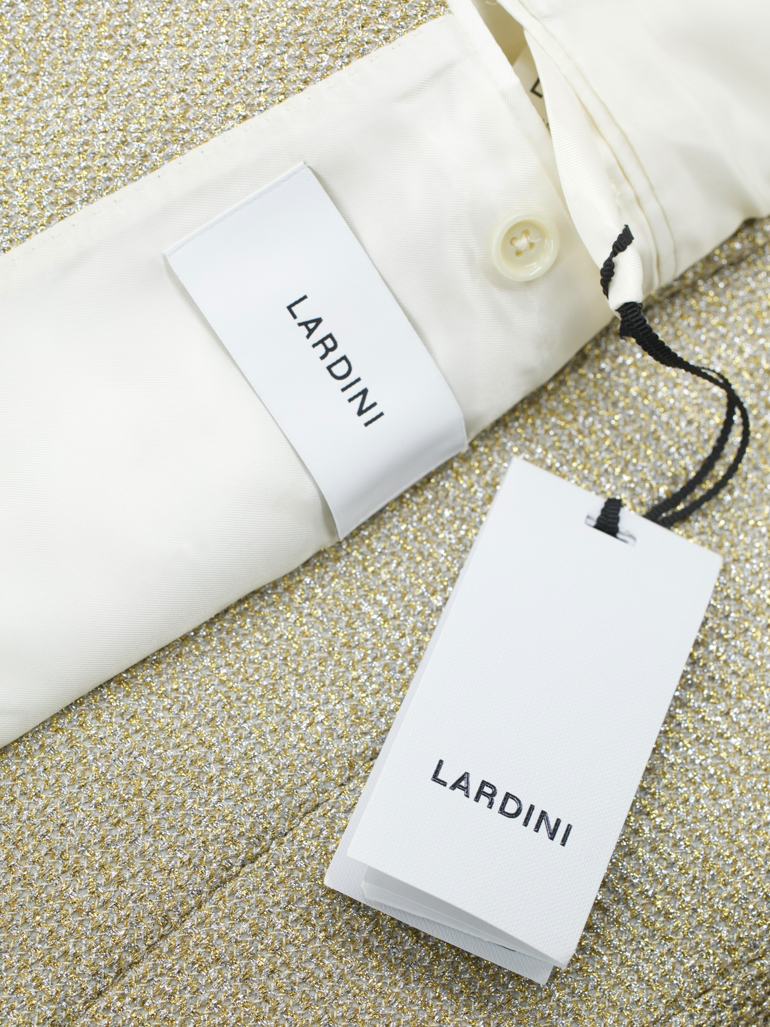 Lardini Metallic Gold & Silver Lurex-Yarn Gala Jacket