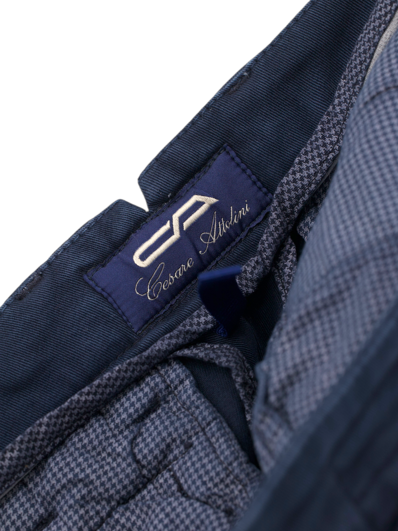 Cesare Attolini Navy Cotton "201" Dress Chino