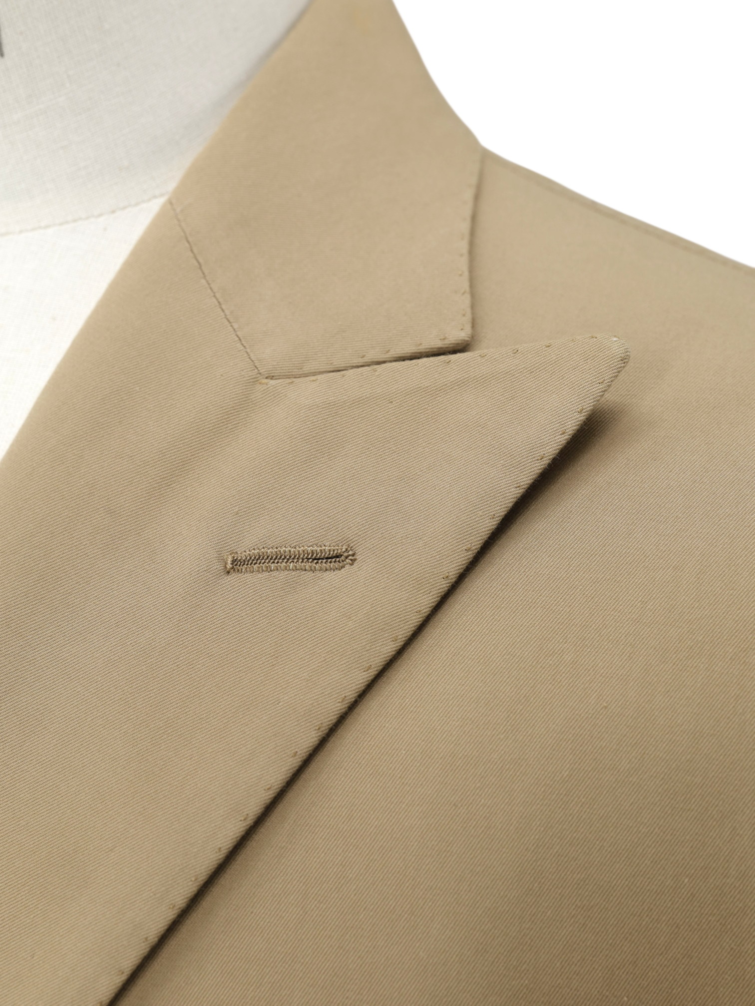 Cesare Attolini Beige Cotton & Cashmere Twill Summer Jacket