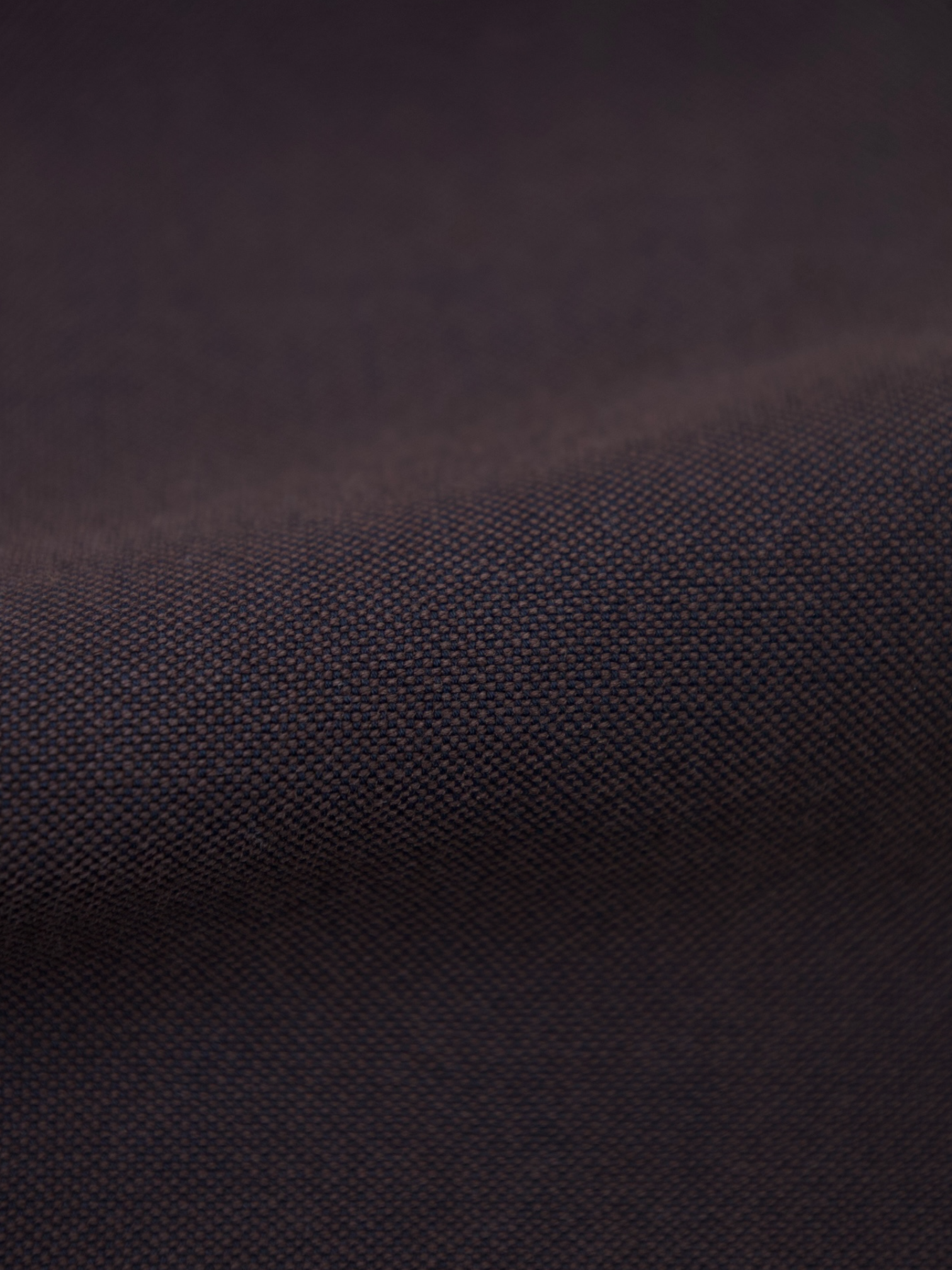 Finamore Chocolate Brown Pique Cotton Shirt