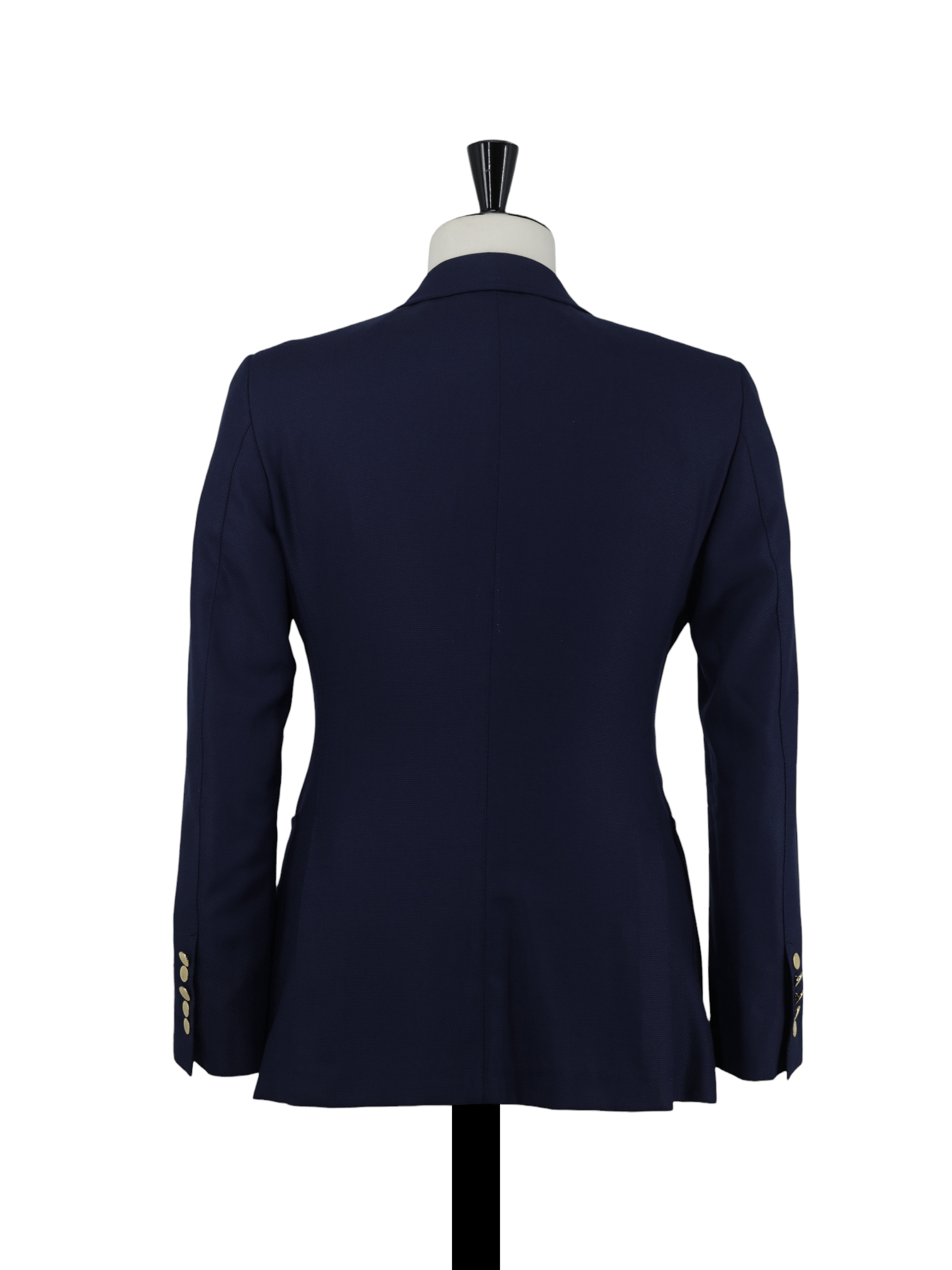 Tom Ford Marine Blue Wool & Mohair Micro-Pattern O'Connor Jacket