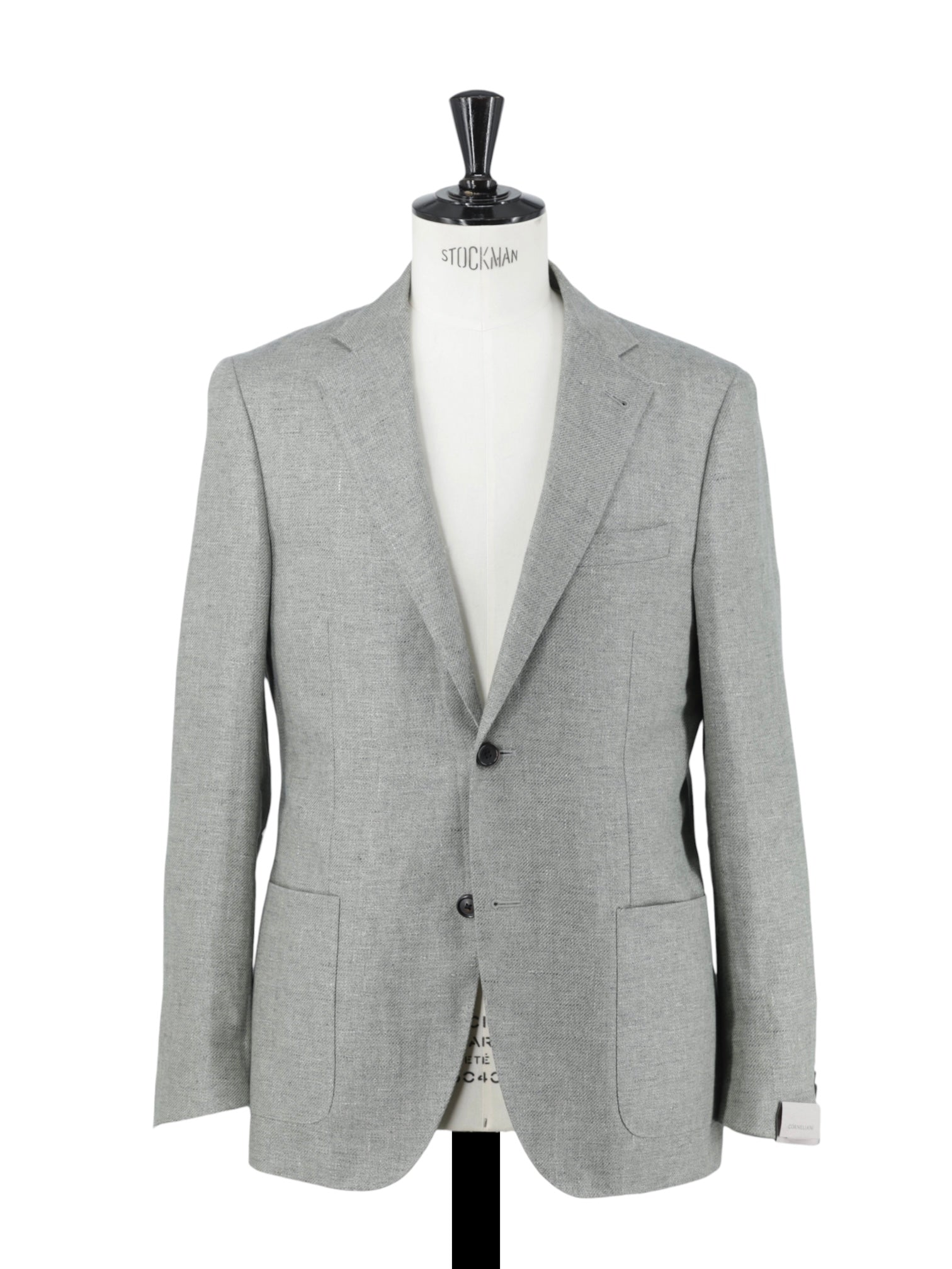 Corneliani Sage Green Linen & Lyocell Twill Summer Jacket