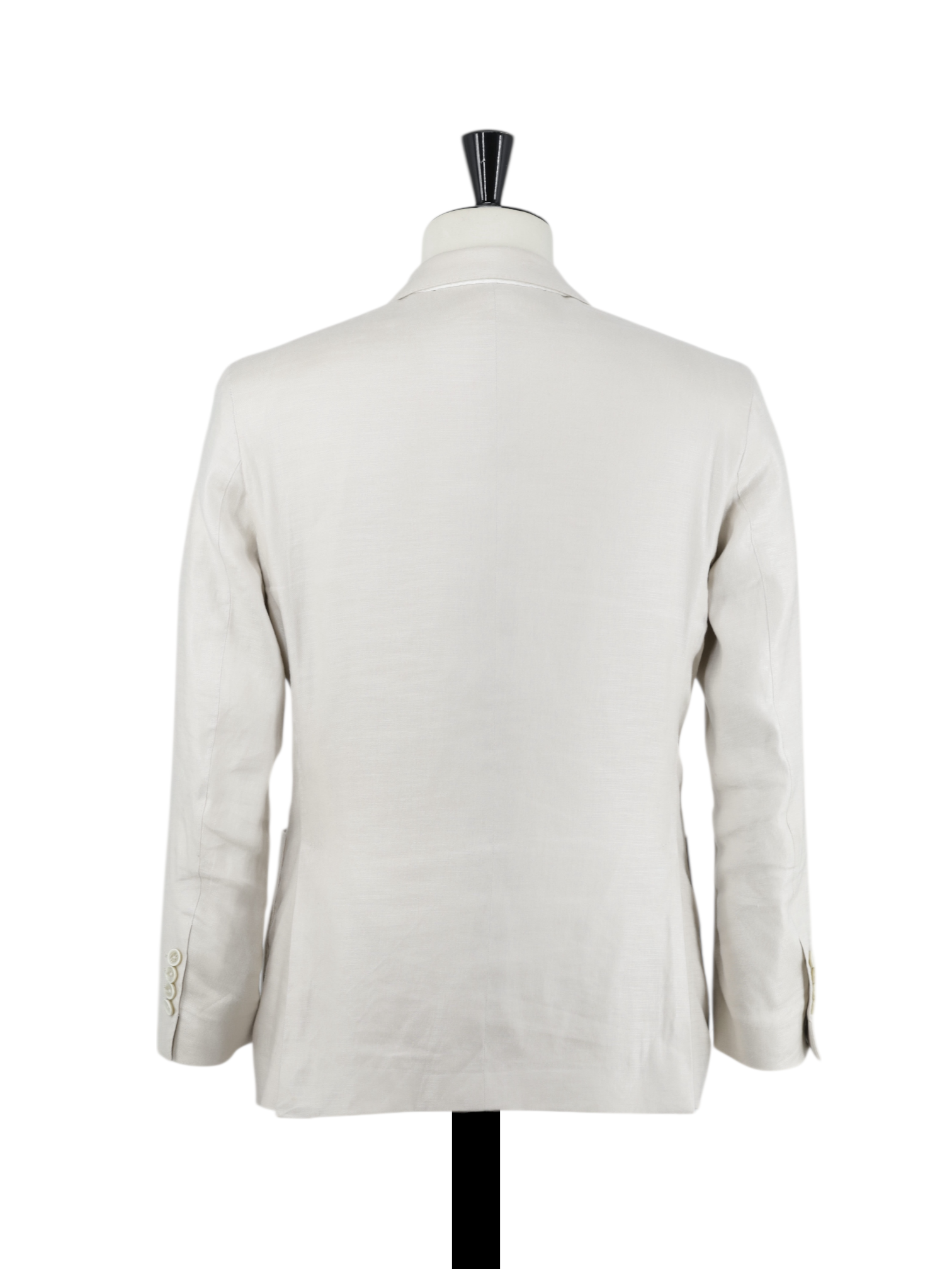 Lardini Dusty-Rose Double Breasted Linen & Viscose Twill Jacket