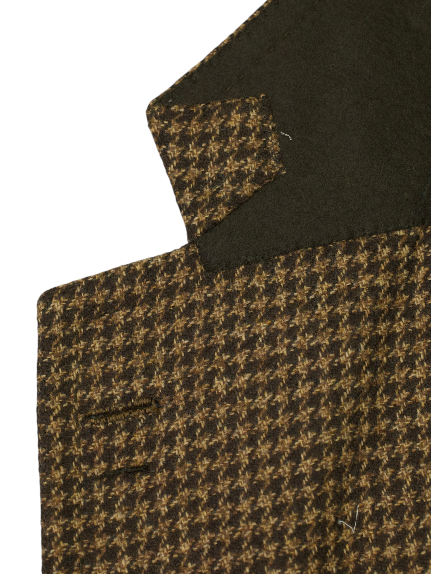 Cesare Attolini Dark Brown Pure-Cashmere Pied de Poule Jacket