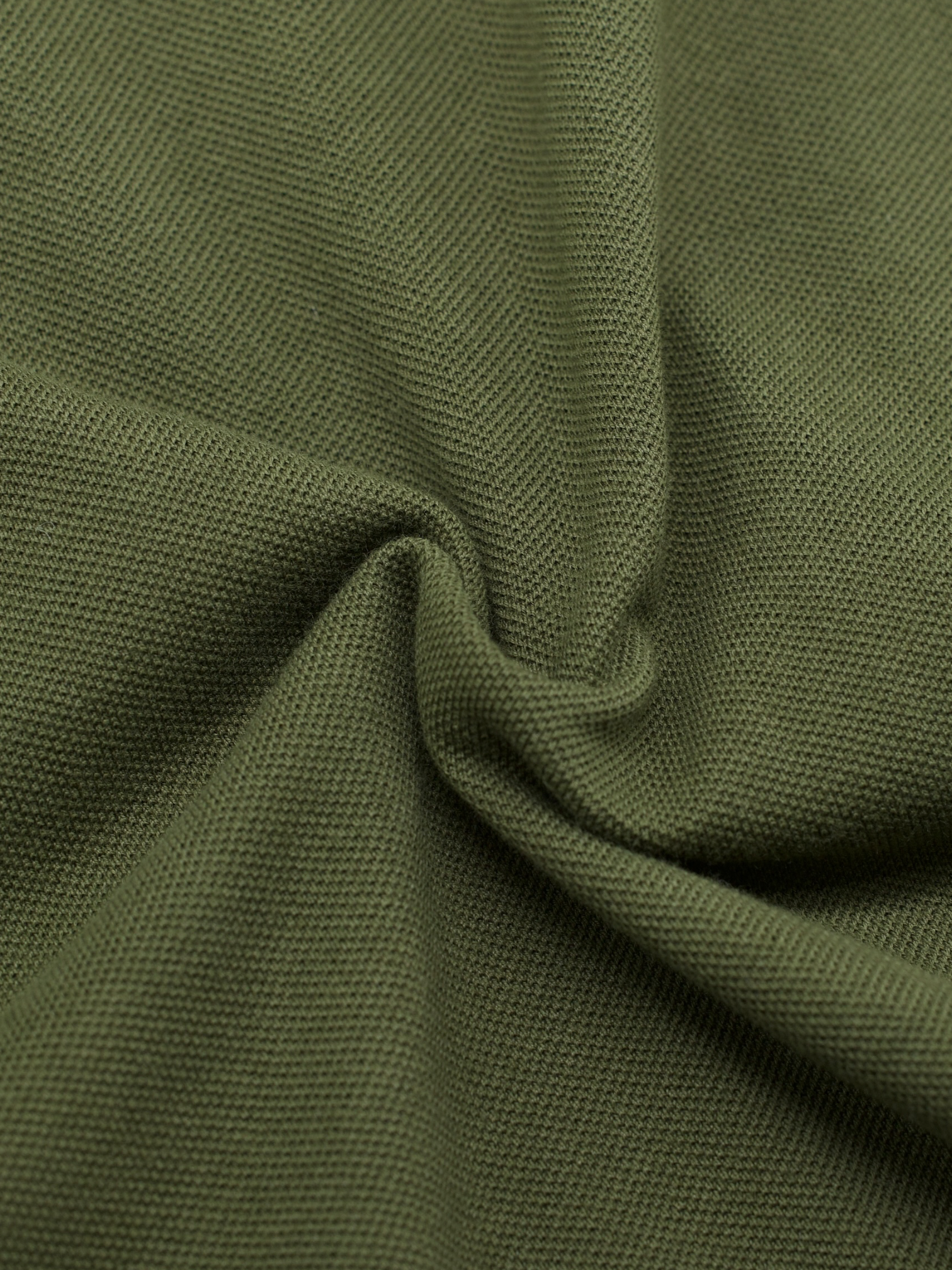 Loro Piana Olive Green Lightweight Cotton-Pique Polo
