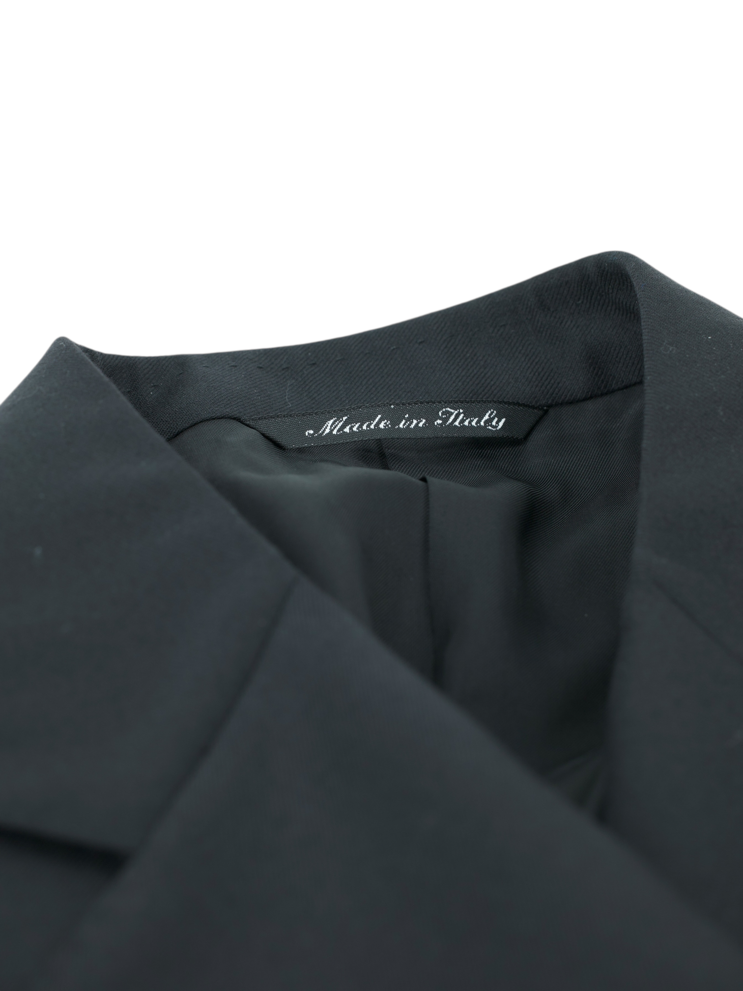 Canali Black Extrafine Wool Twill Jacket
