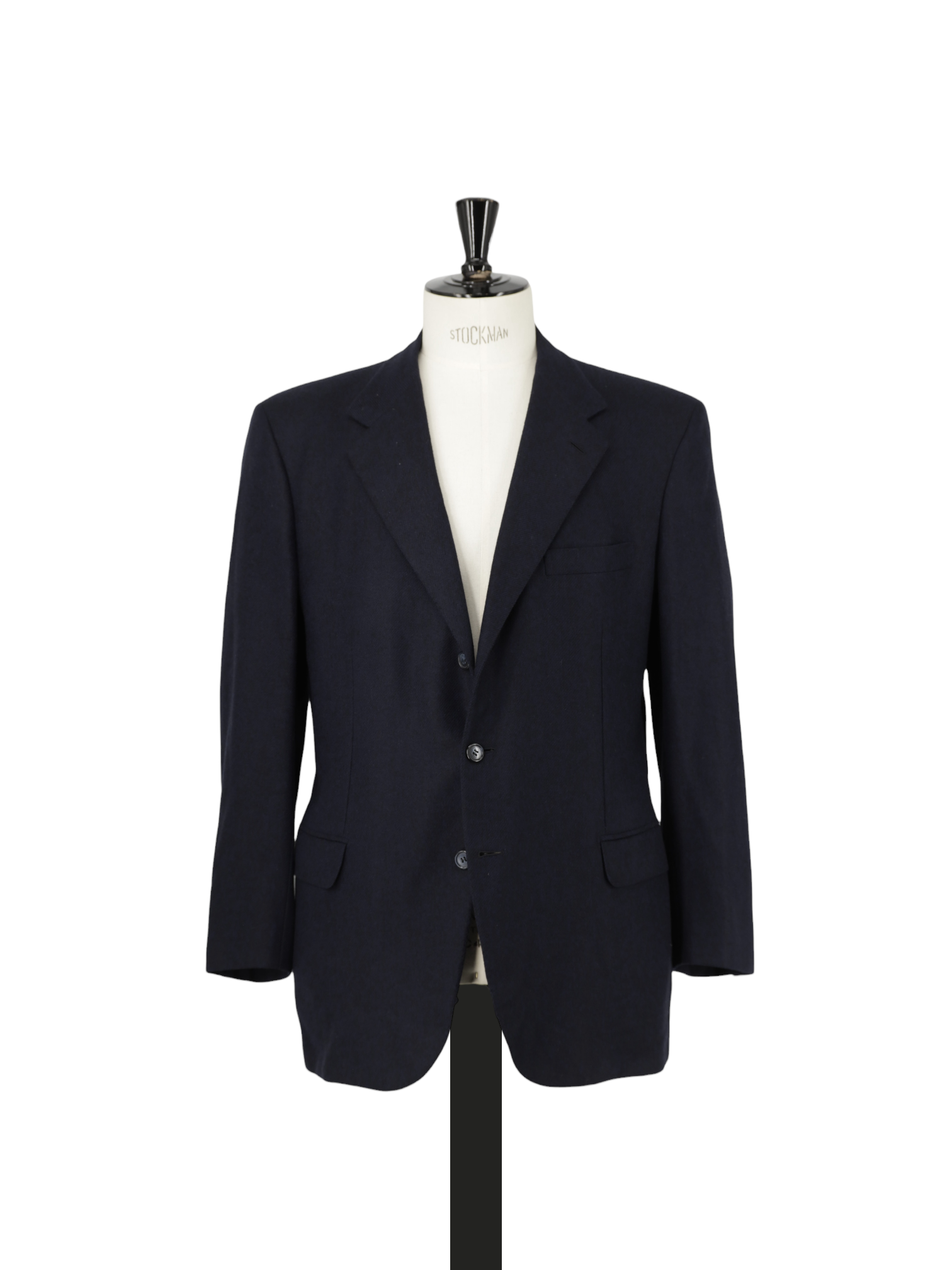 Brioni Navy Wool & Cashmere Heavyweight Twill Senato Jacket
