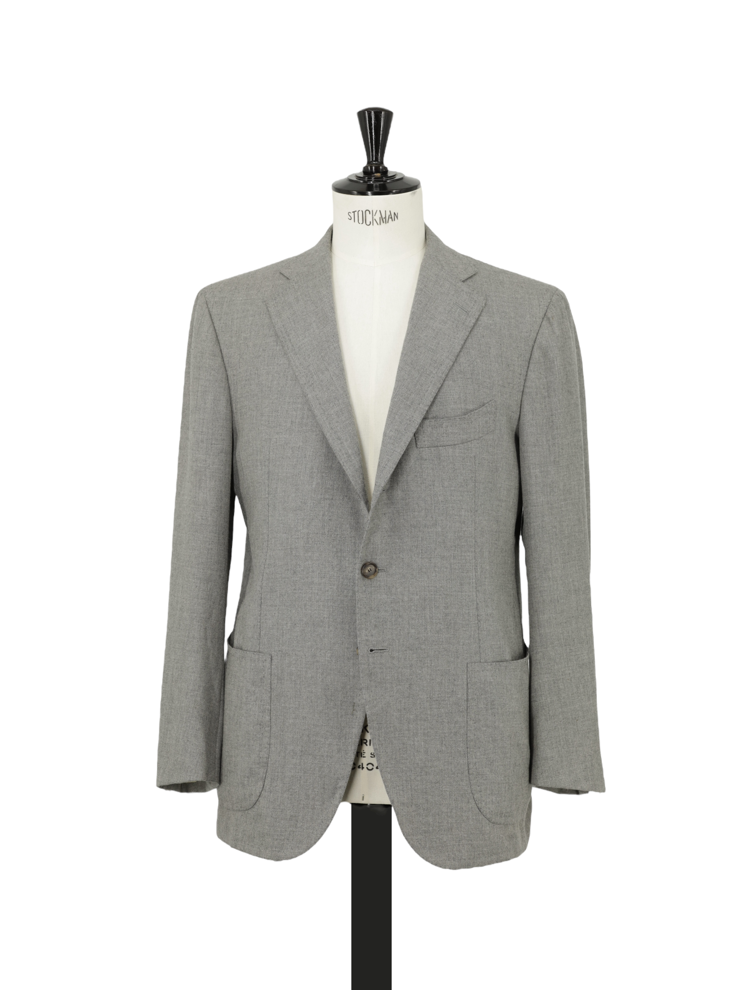 Cesare Attolini Light Grey Pure Cashmere Plain-Weave Jacket