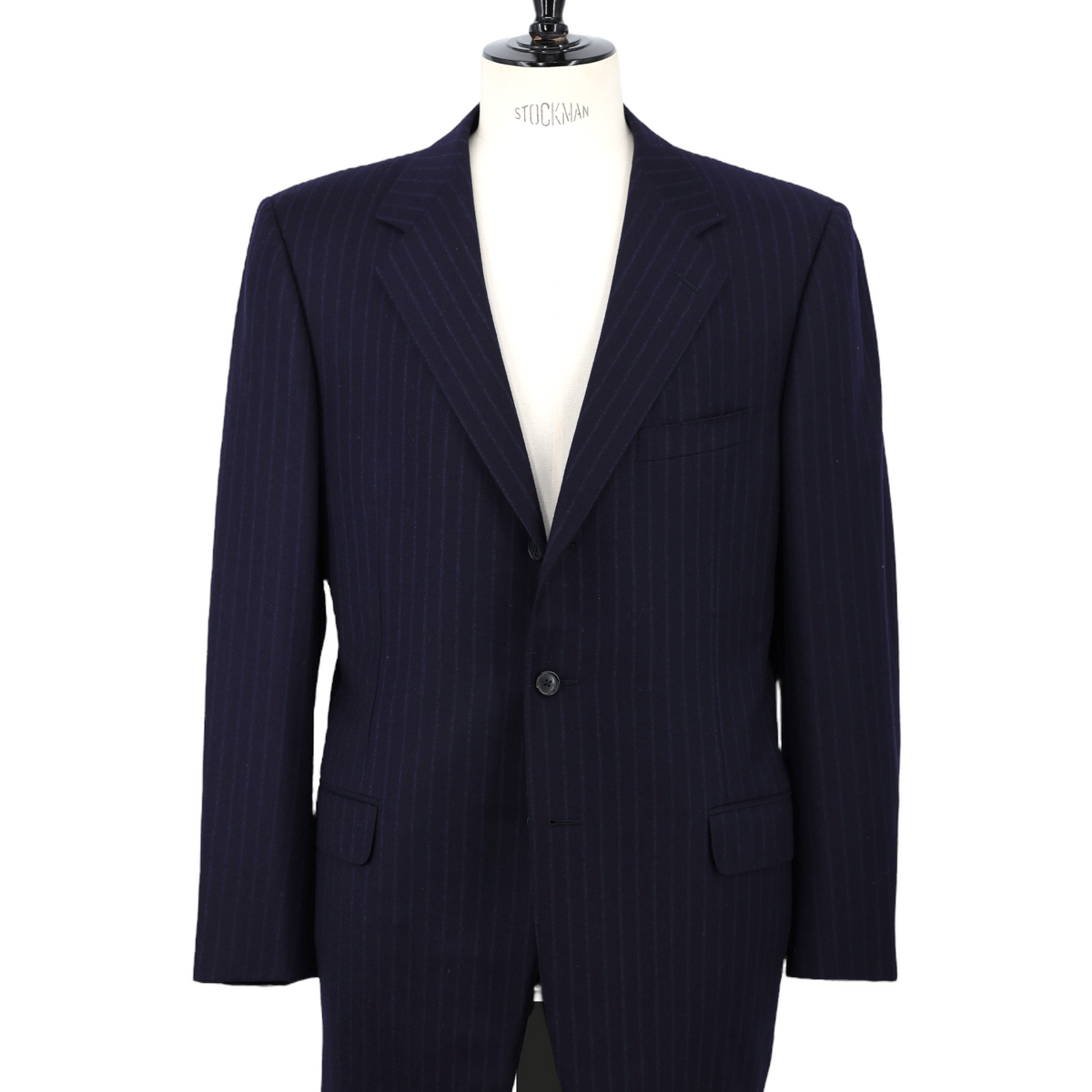 Ermenegildo Zegna Vintage Navy Wool & Cashmere Flannel