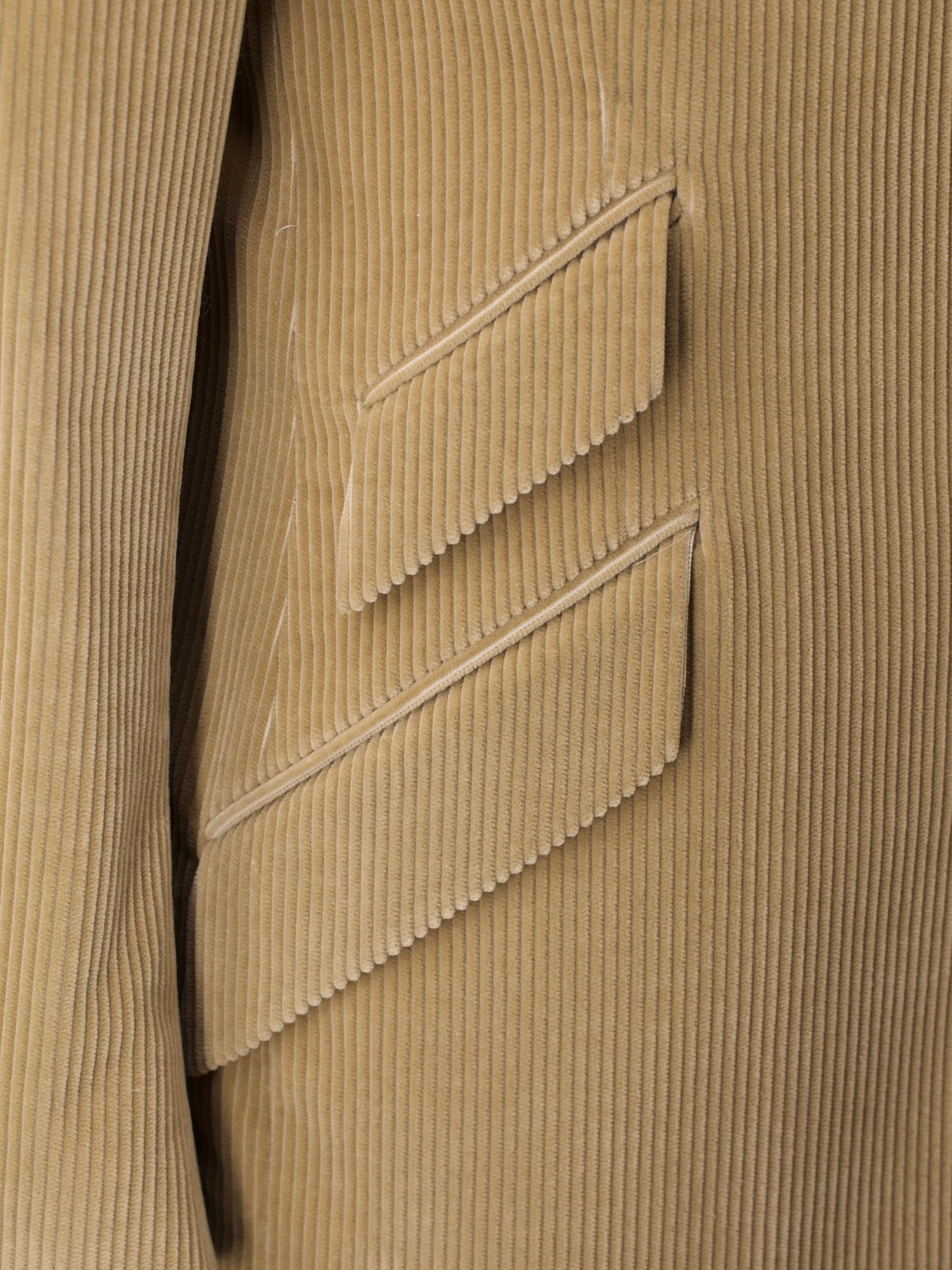 Ralph Lauren Purple Label Light Brown Cotton-Corduroy Hacking Jacket