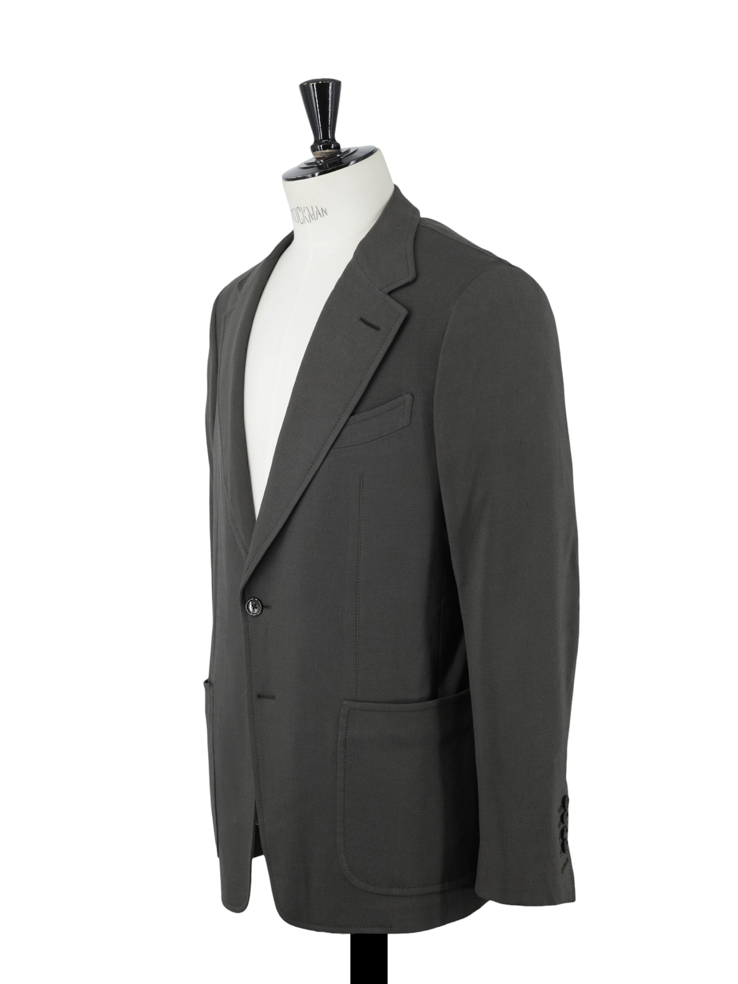 Tom Ford Taupe Green Unlined Viscose-Blend Shelton Jacket