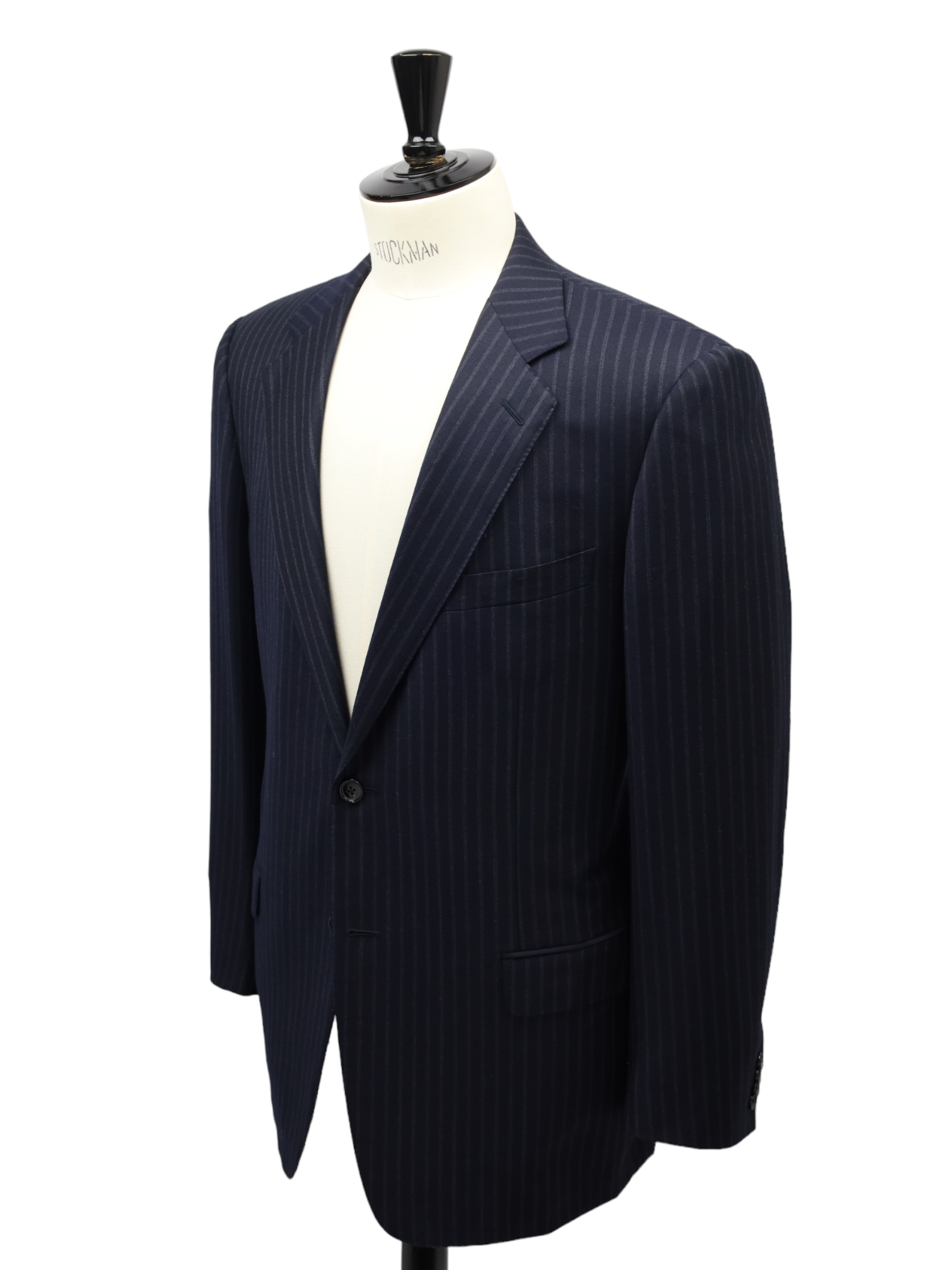 Ermenegildo Zegna Navy Trofeo Pinstripe Suit