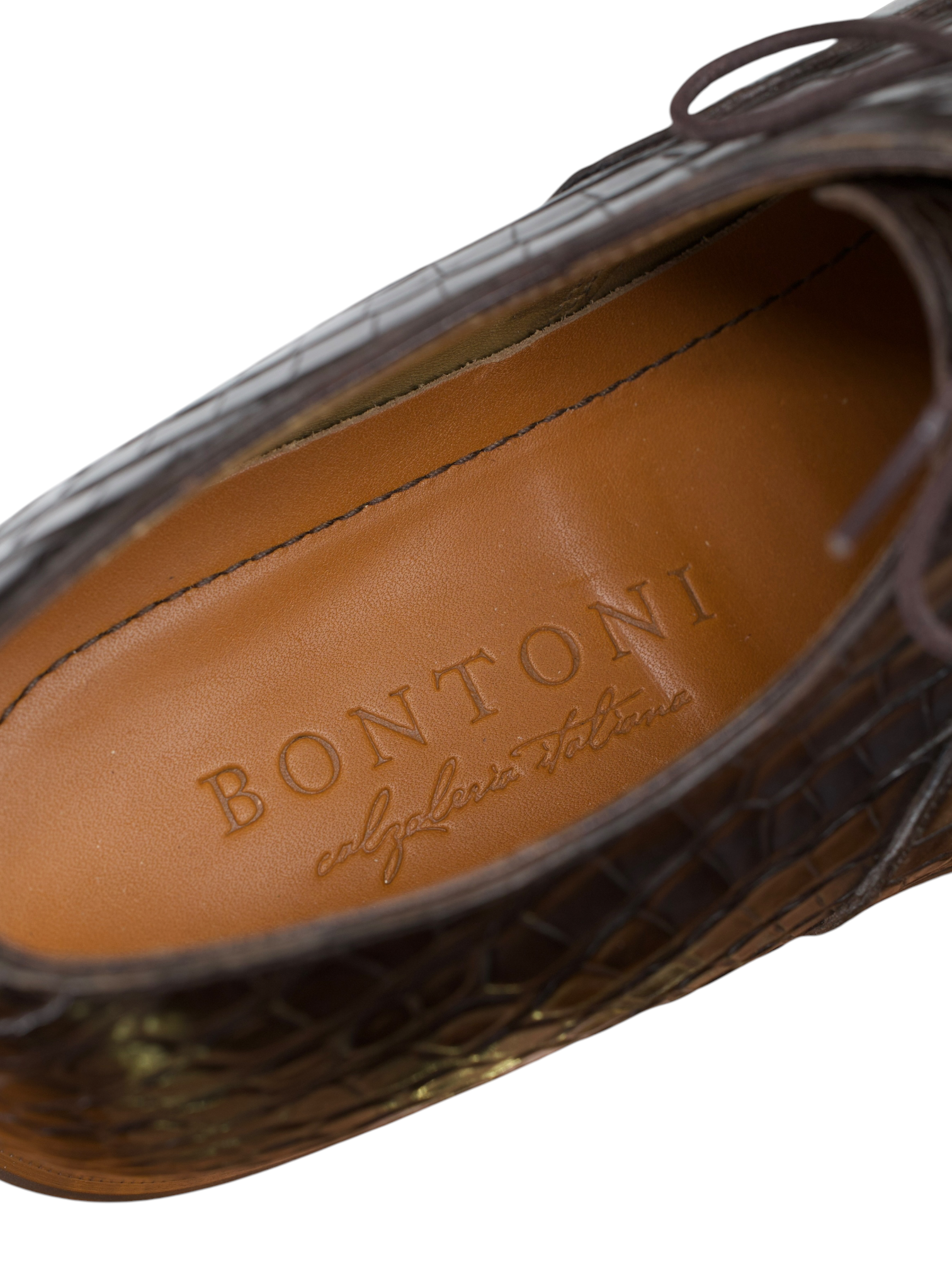 Brioni Dark Brown Mississippi-Alligator Captoe-Oxford + Belt