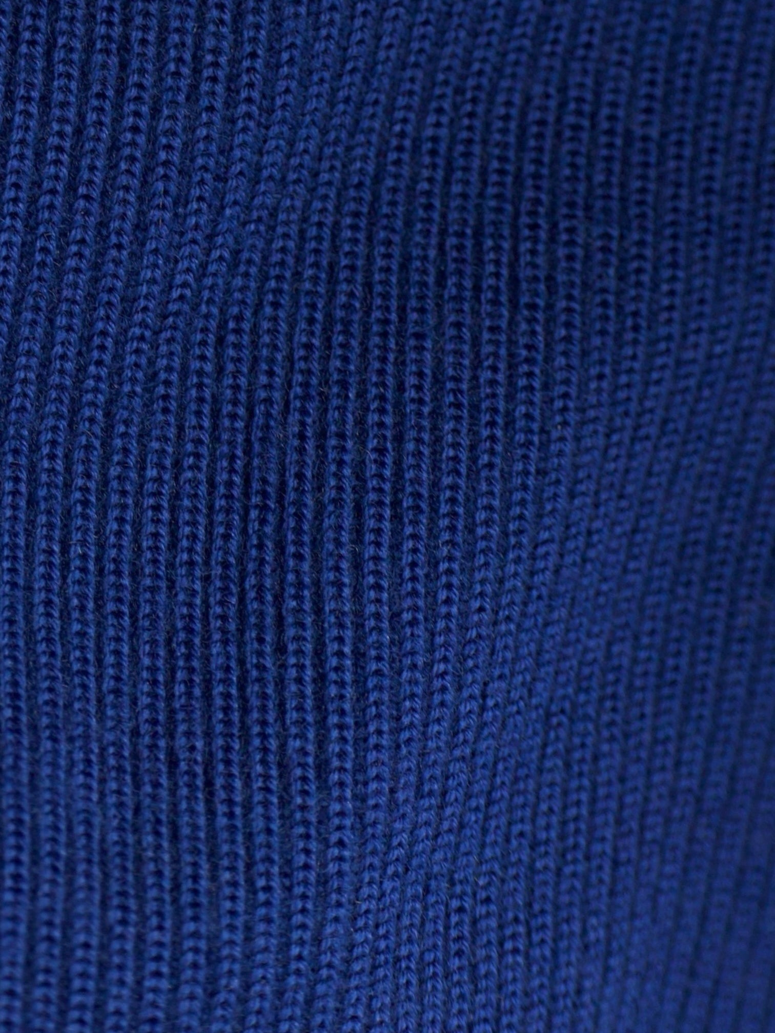 Loro Piana Cobalt Blue Wool-Stretch Knitted Vest