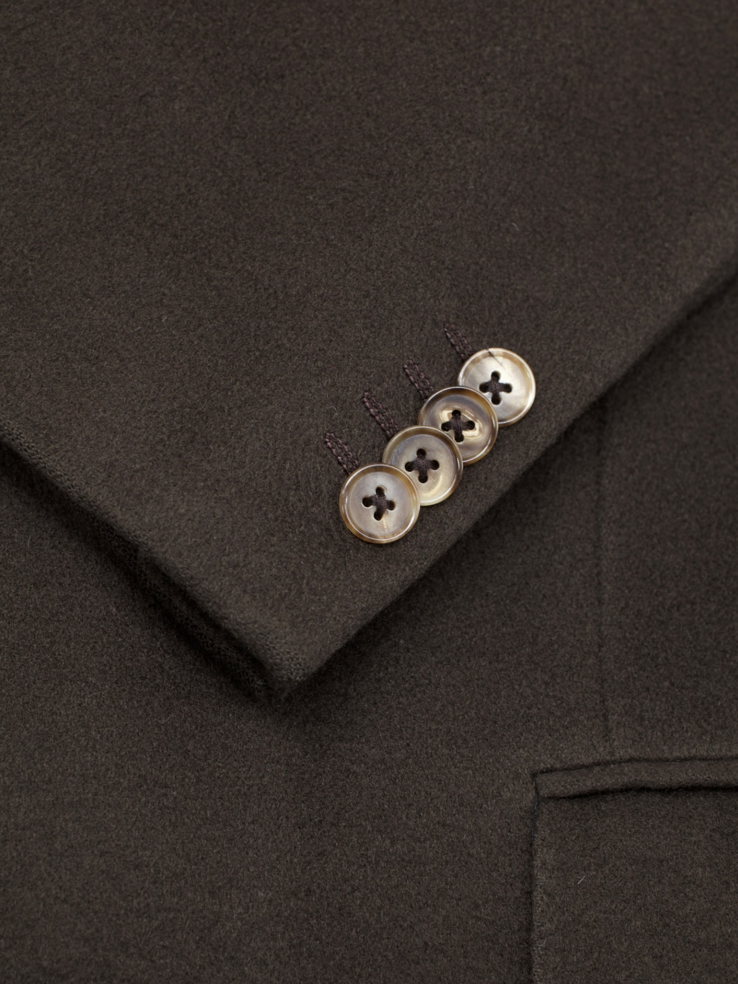 Ermenegildo Zegna Chocolate Brown Pure Cashmere Roma Overcoat